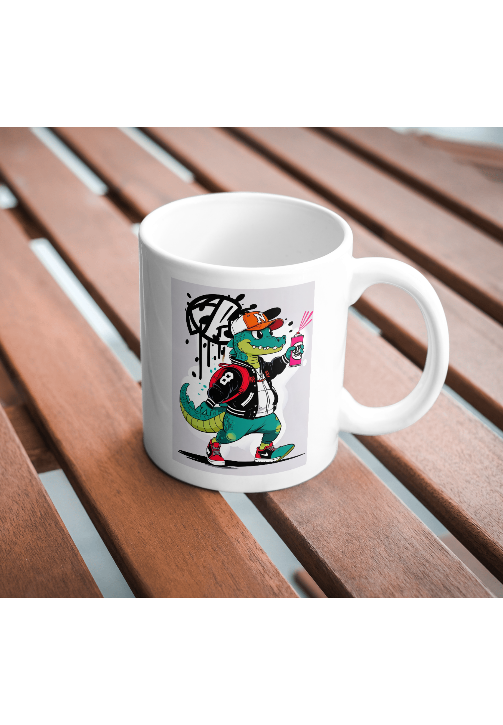 Graffiti Gator Print