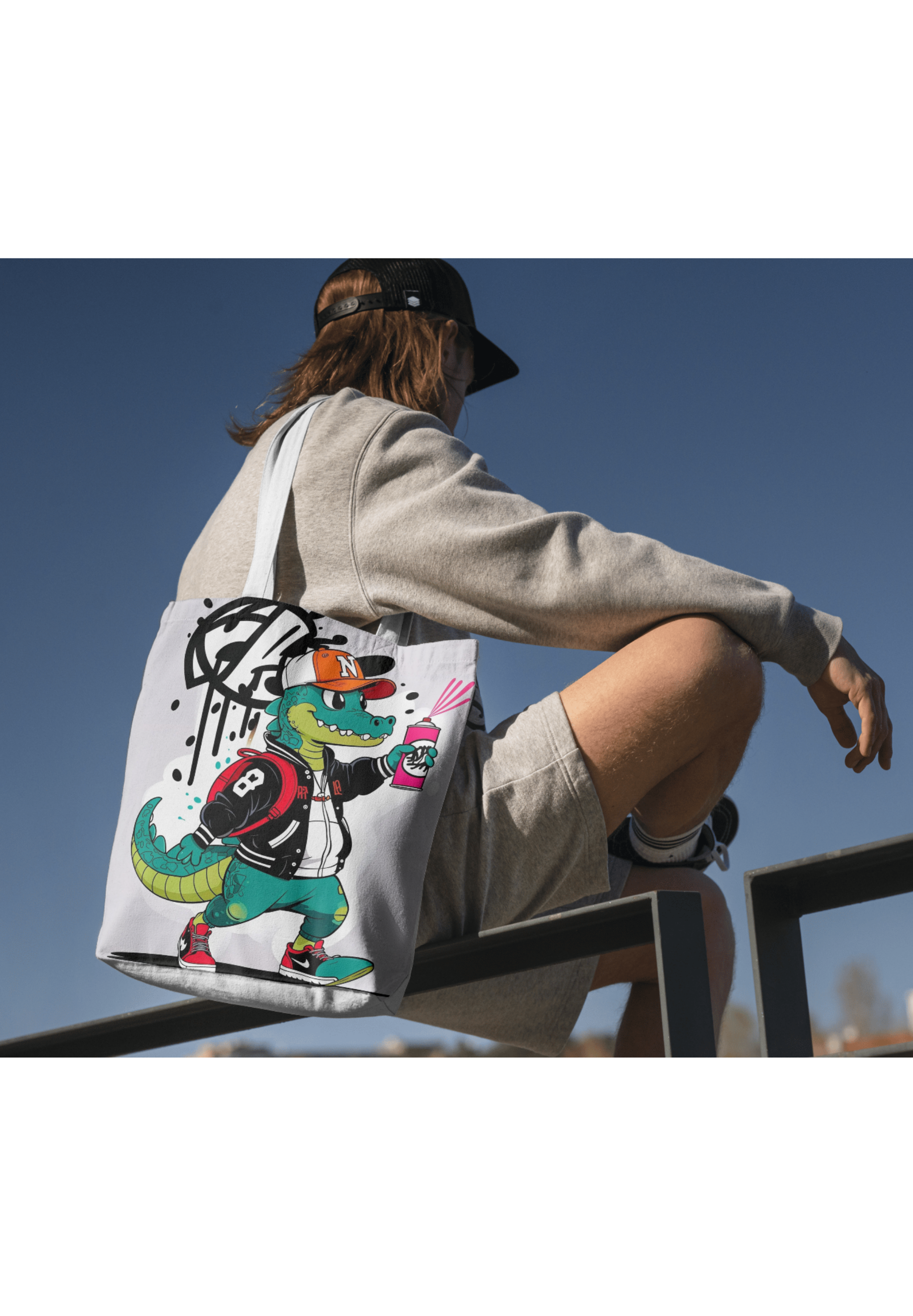 Graffiti Gator Print