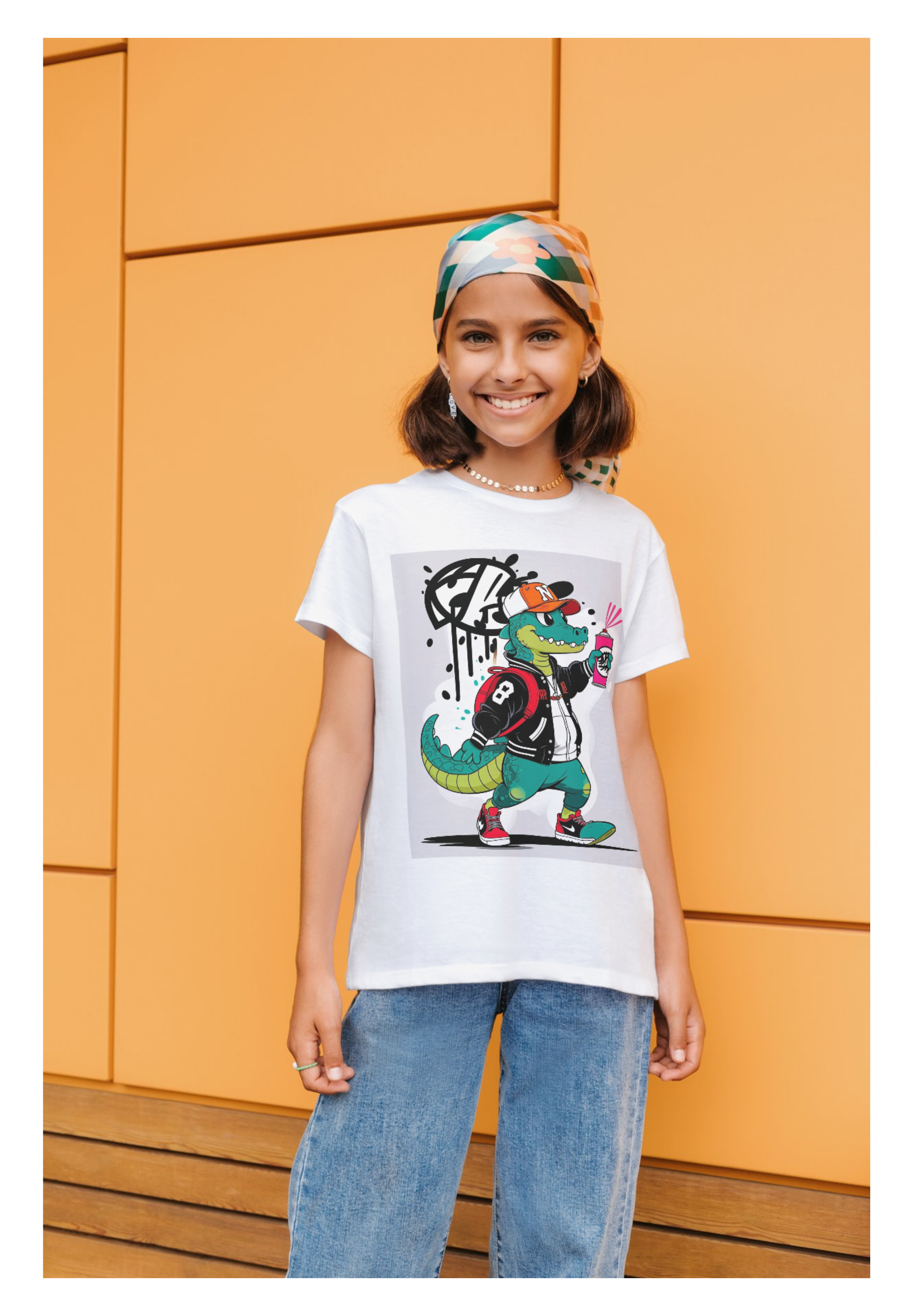 Graffiti Gator Print