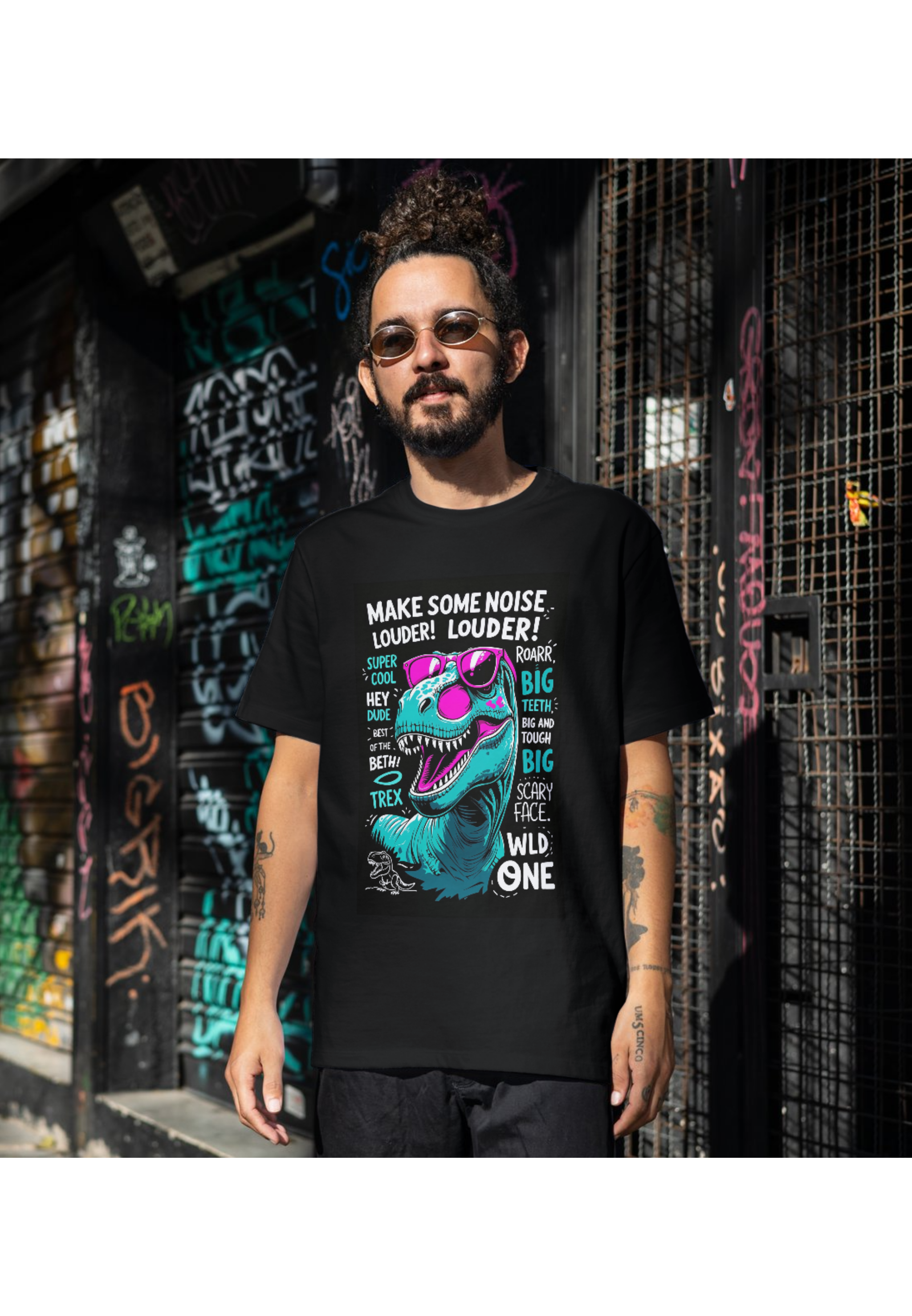 Cool T-Rex Print
