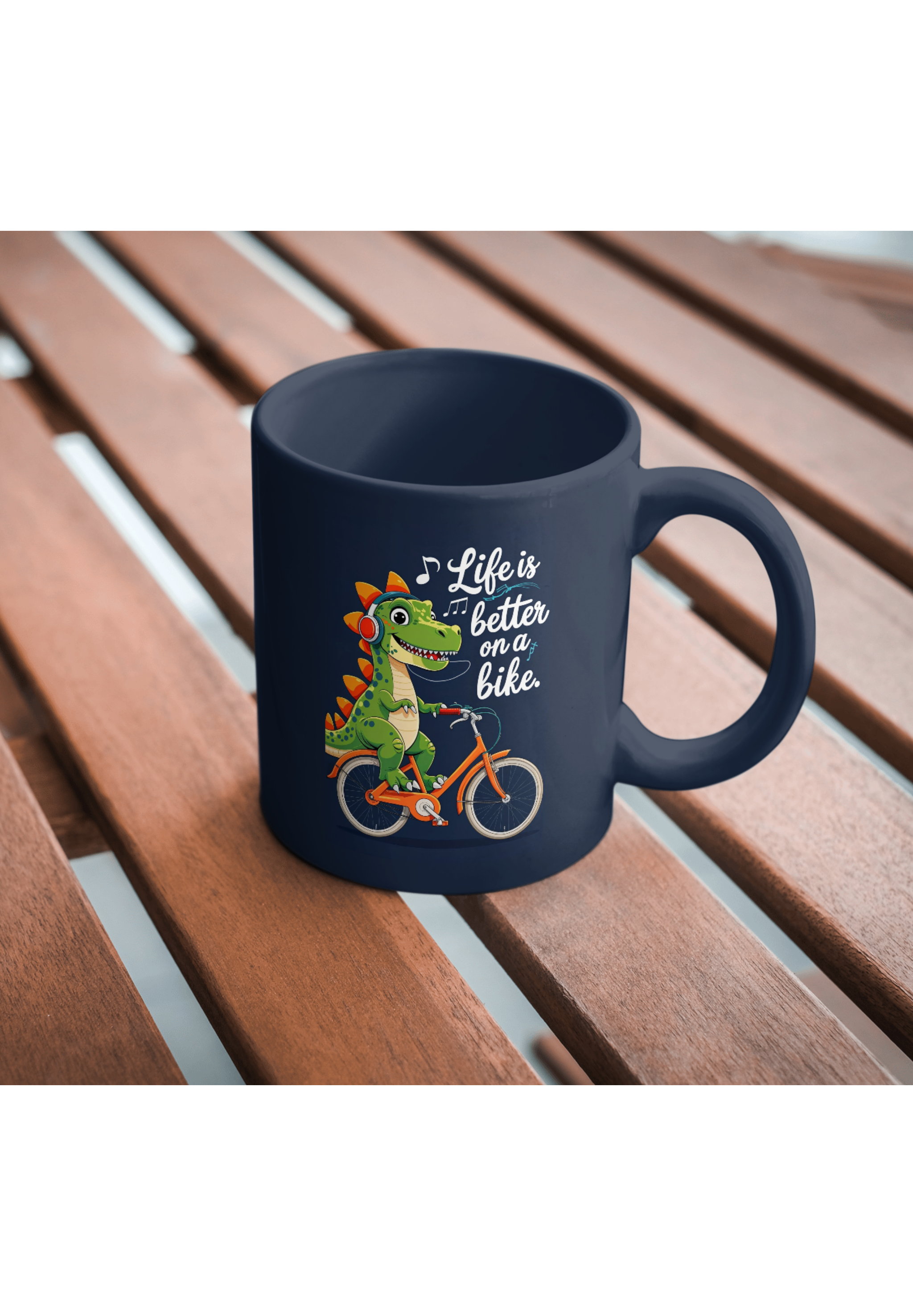 Dino Bike Bliss Print