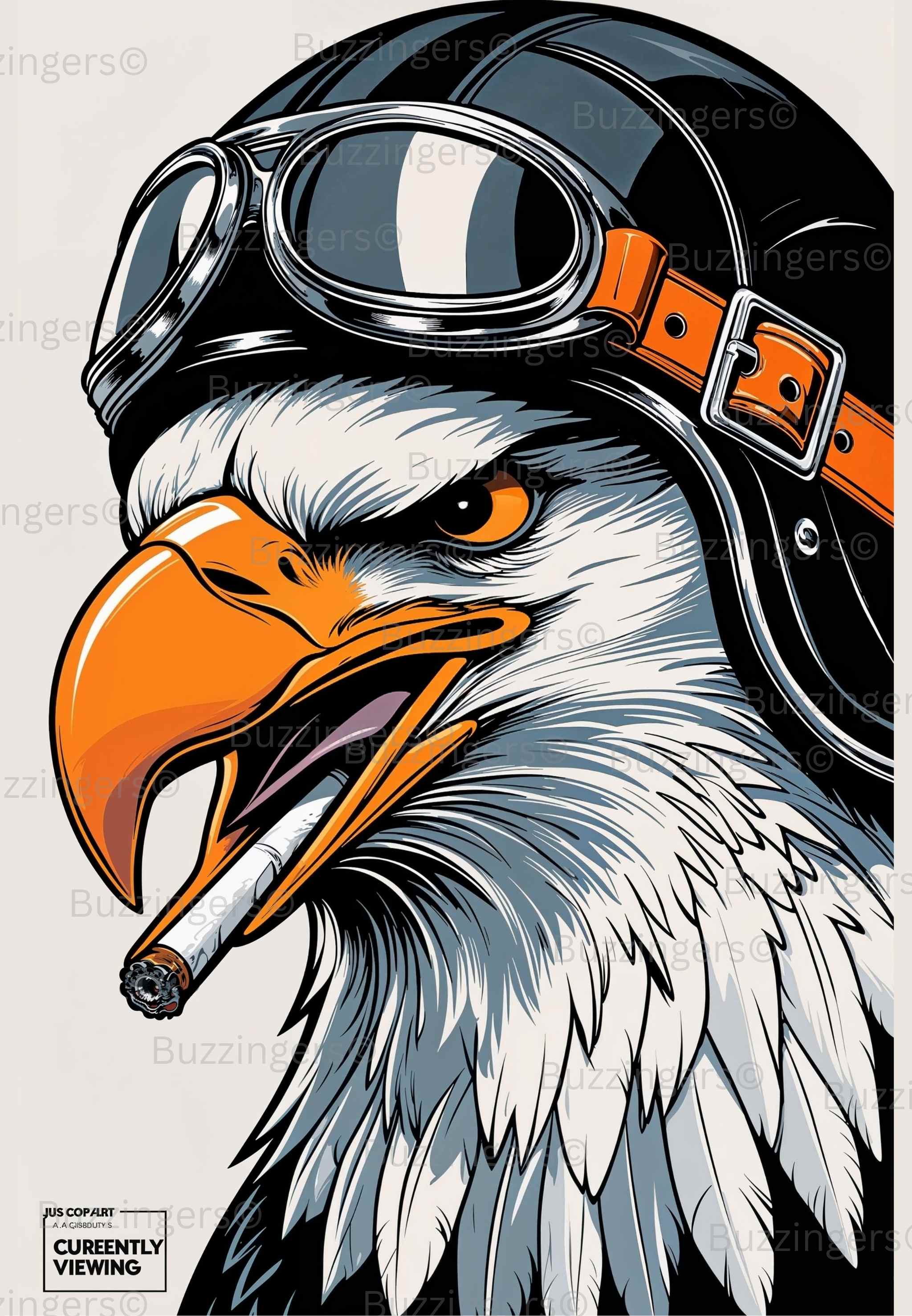 Rebel Eagle Print