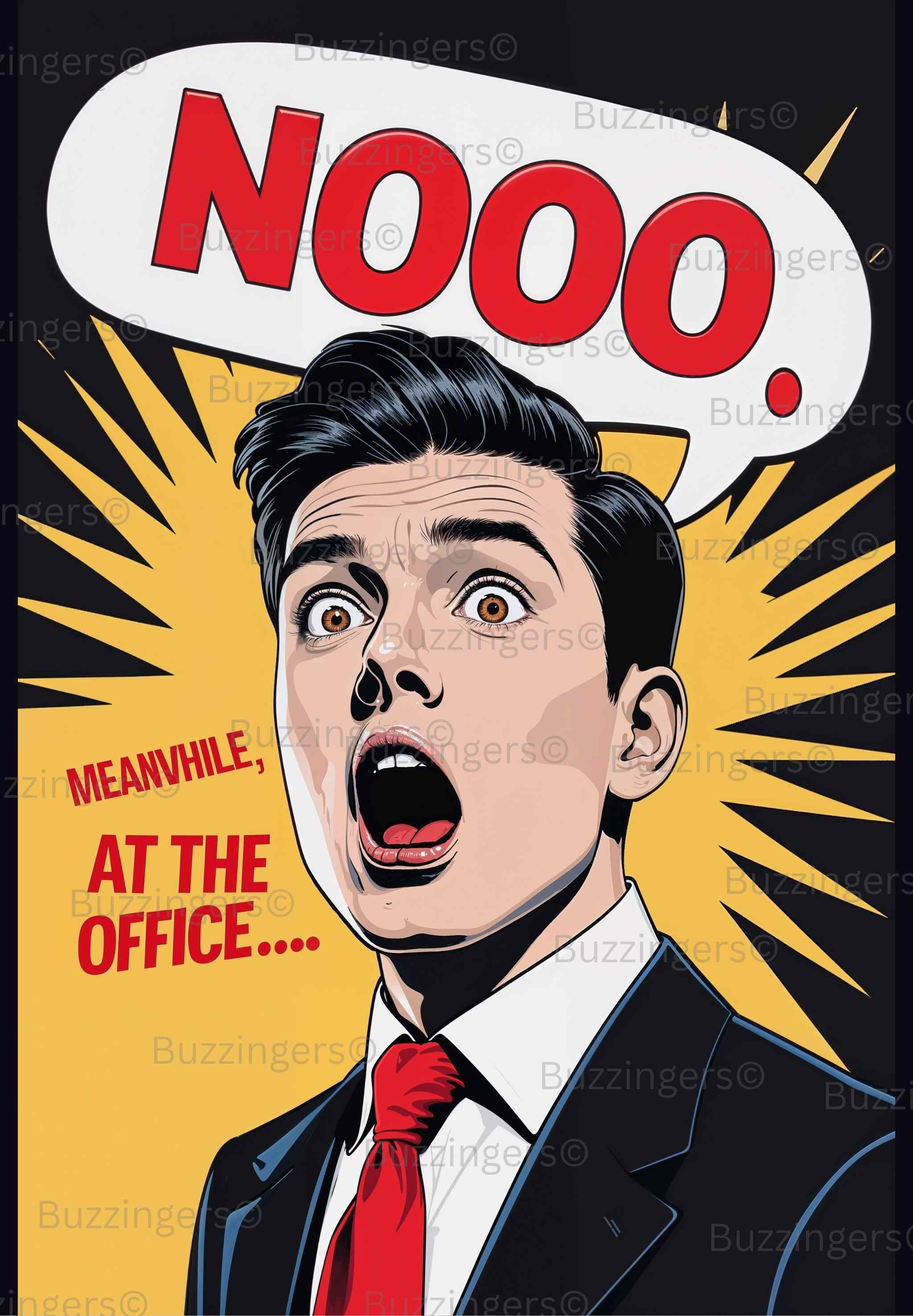 Office Panic Print