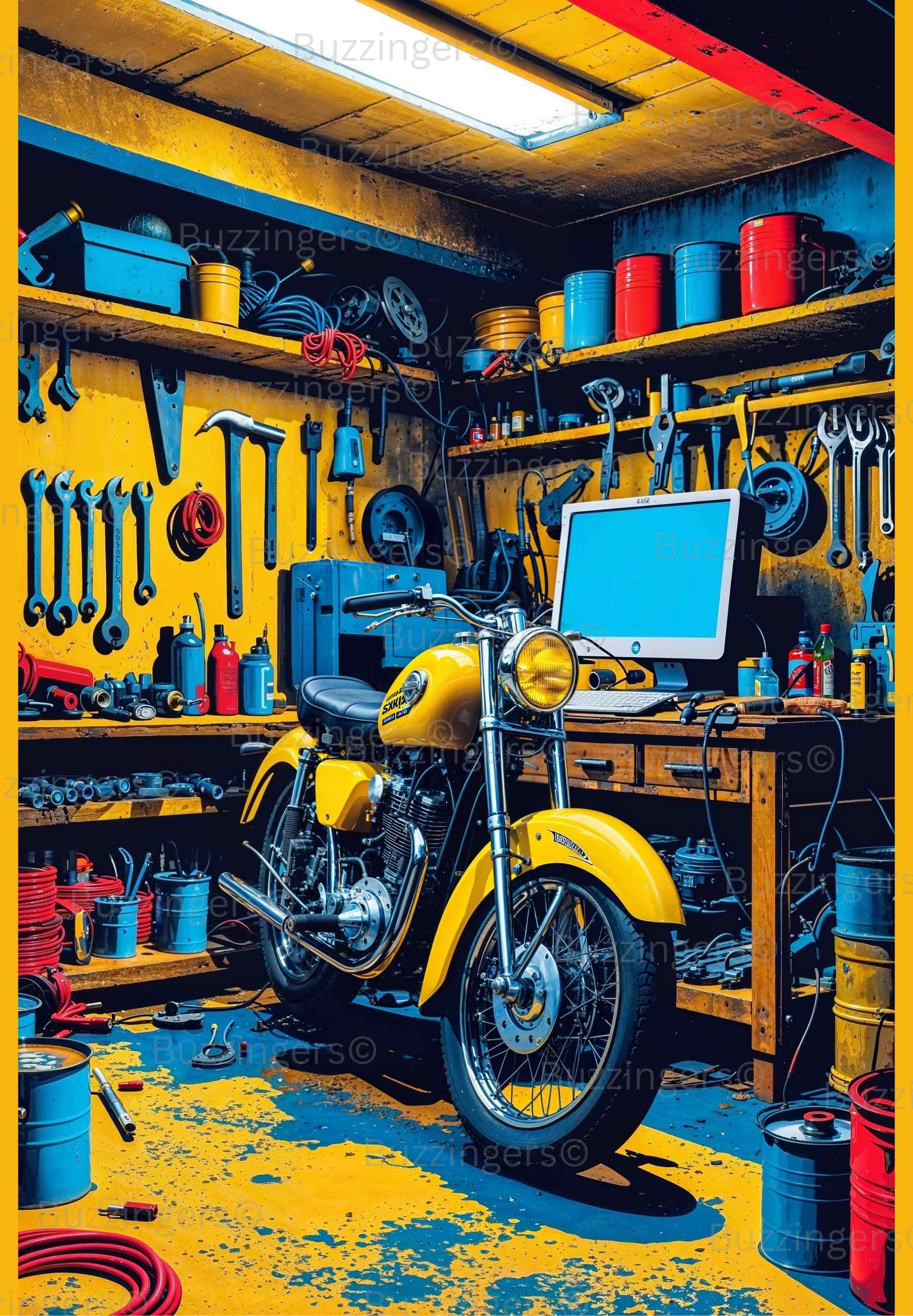 Mechanic's World Print