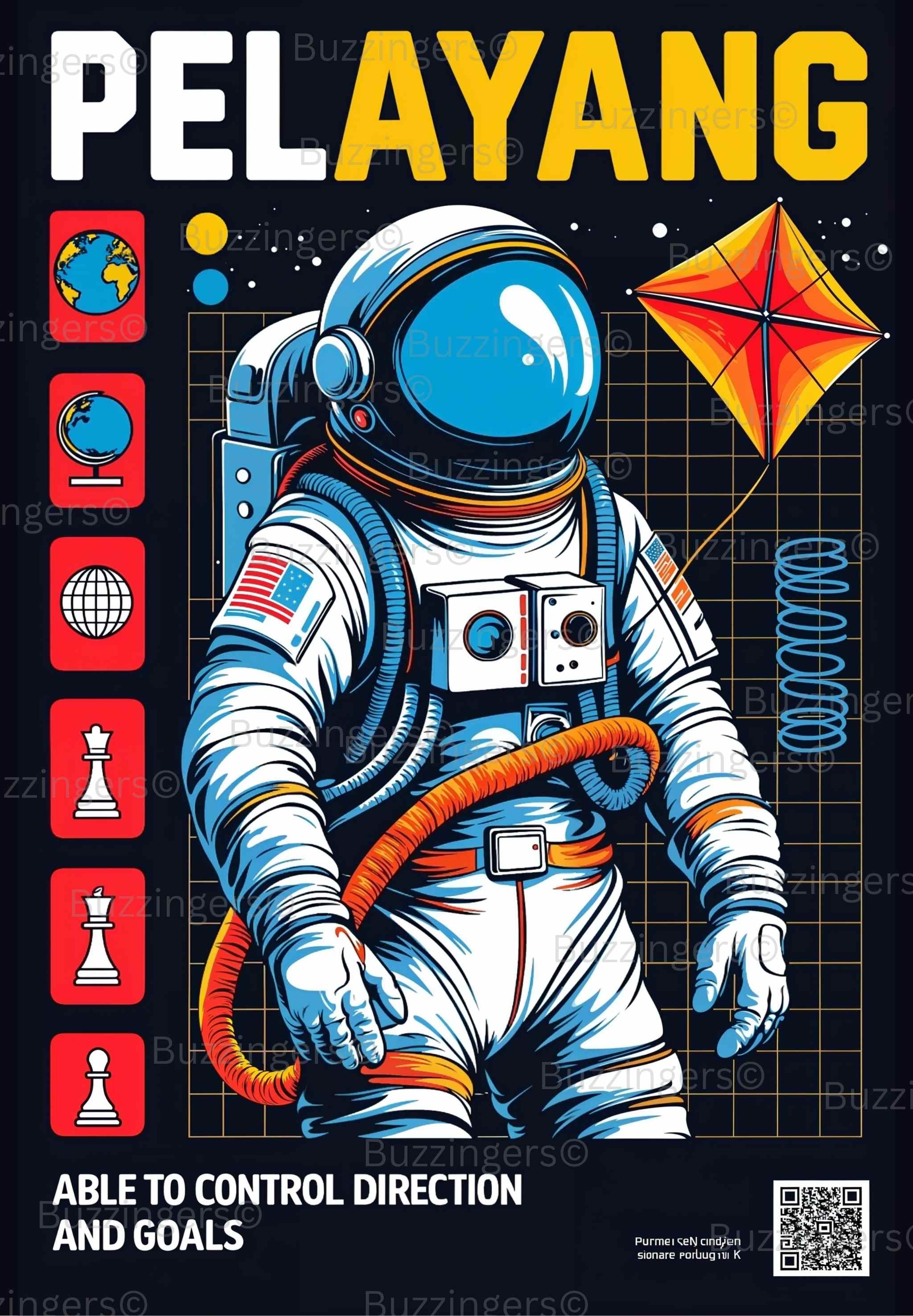Cosmic Kite Print