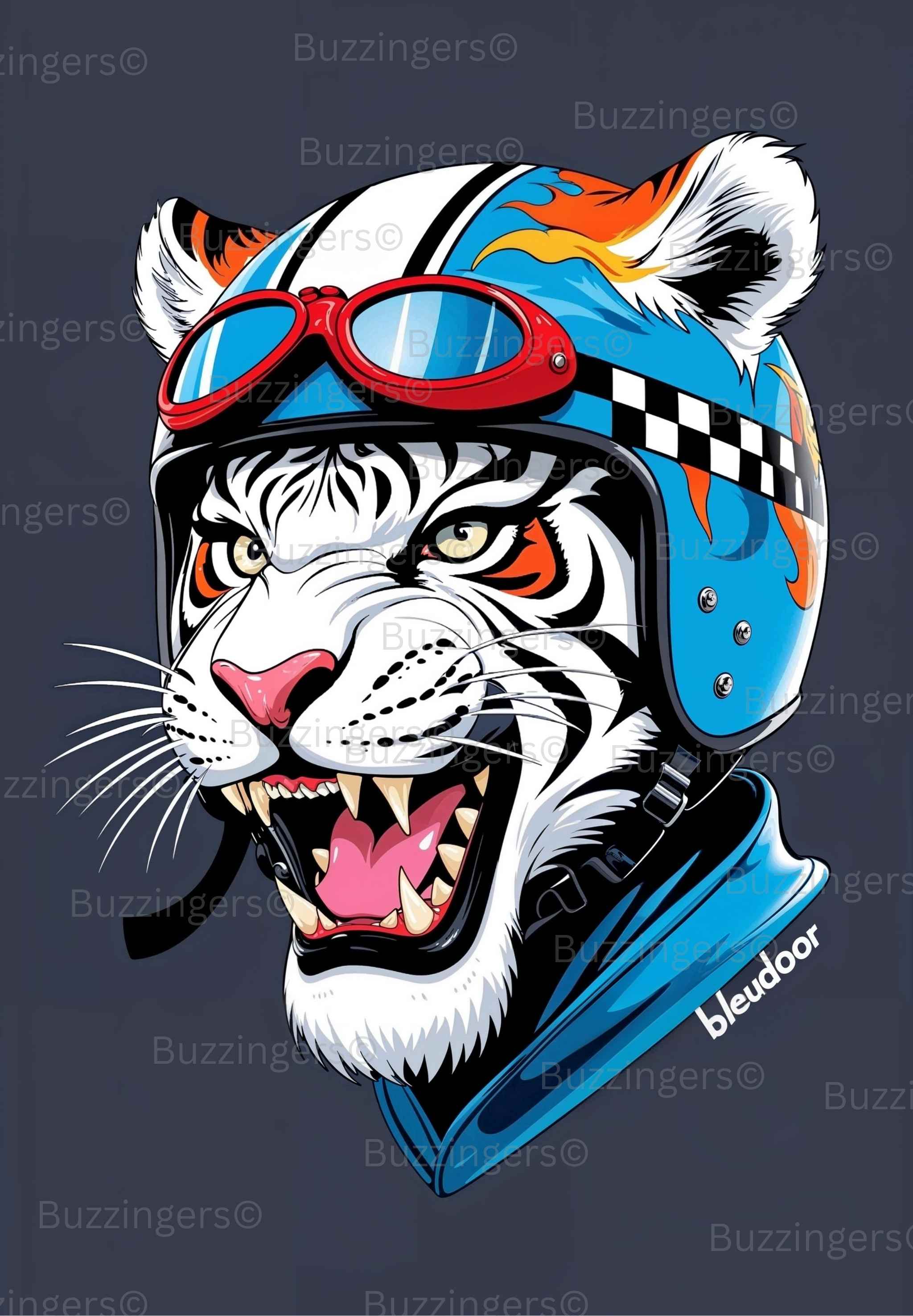 Tiger Roar Rider Print