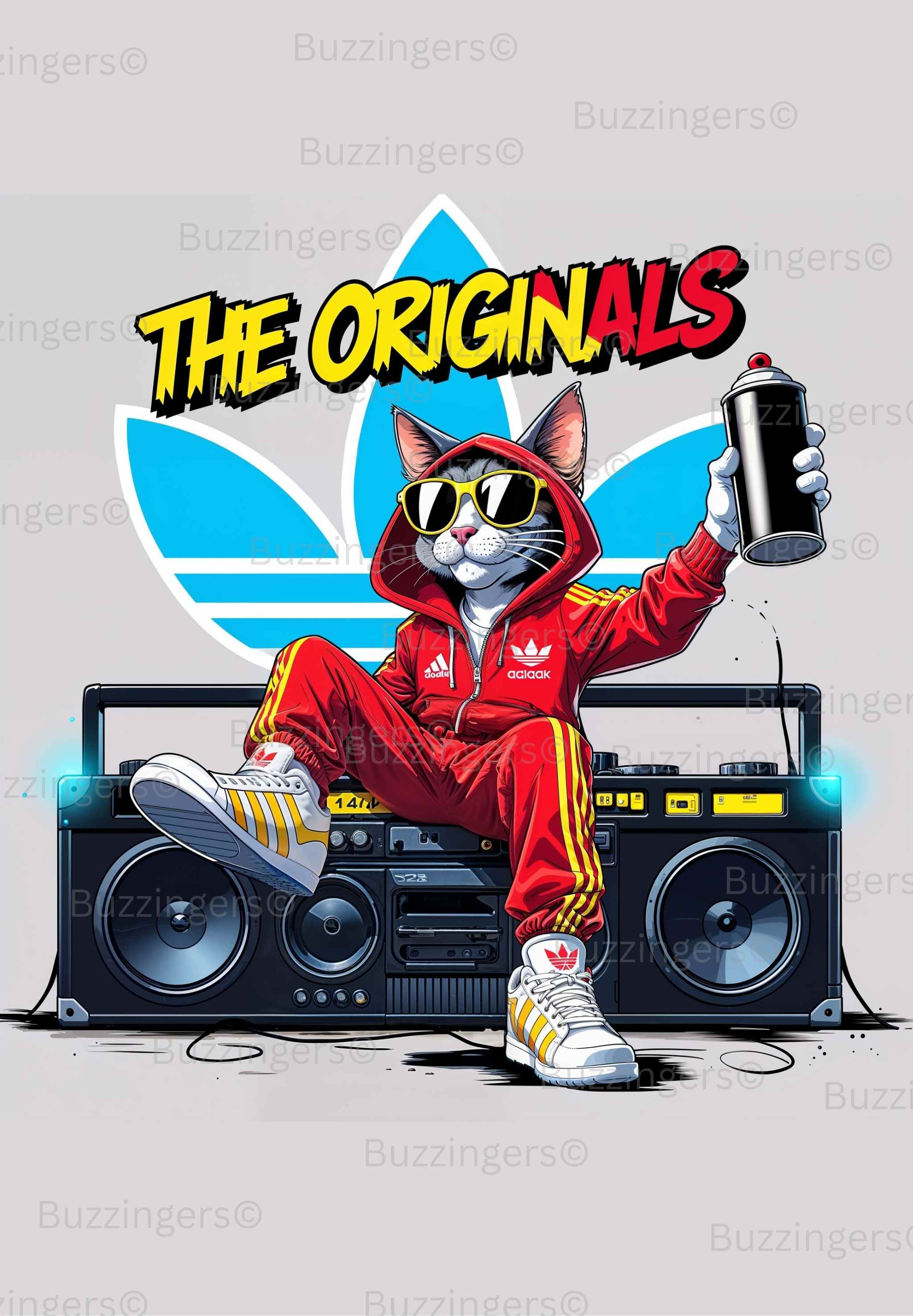 Boombox Graffiti King Print