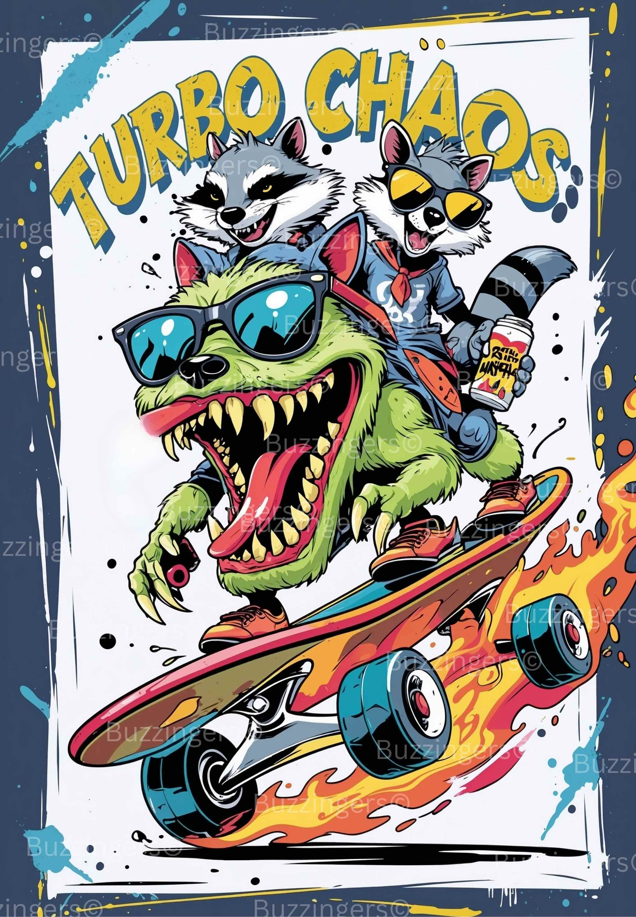 Turbo Chaos Print