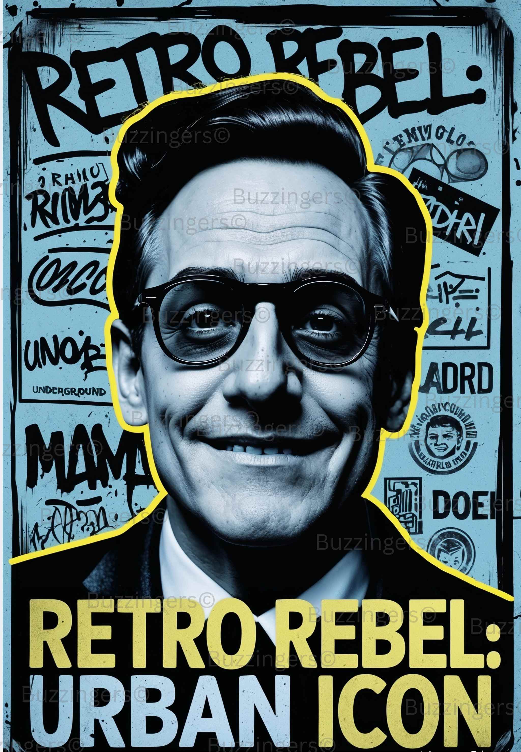 Retro Rebel Print