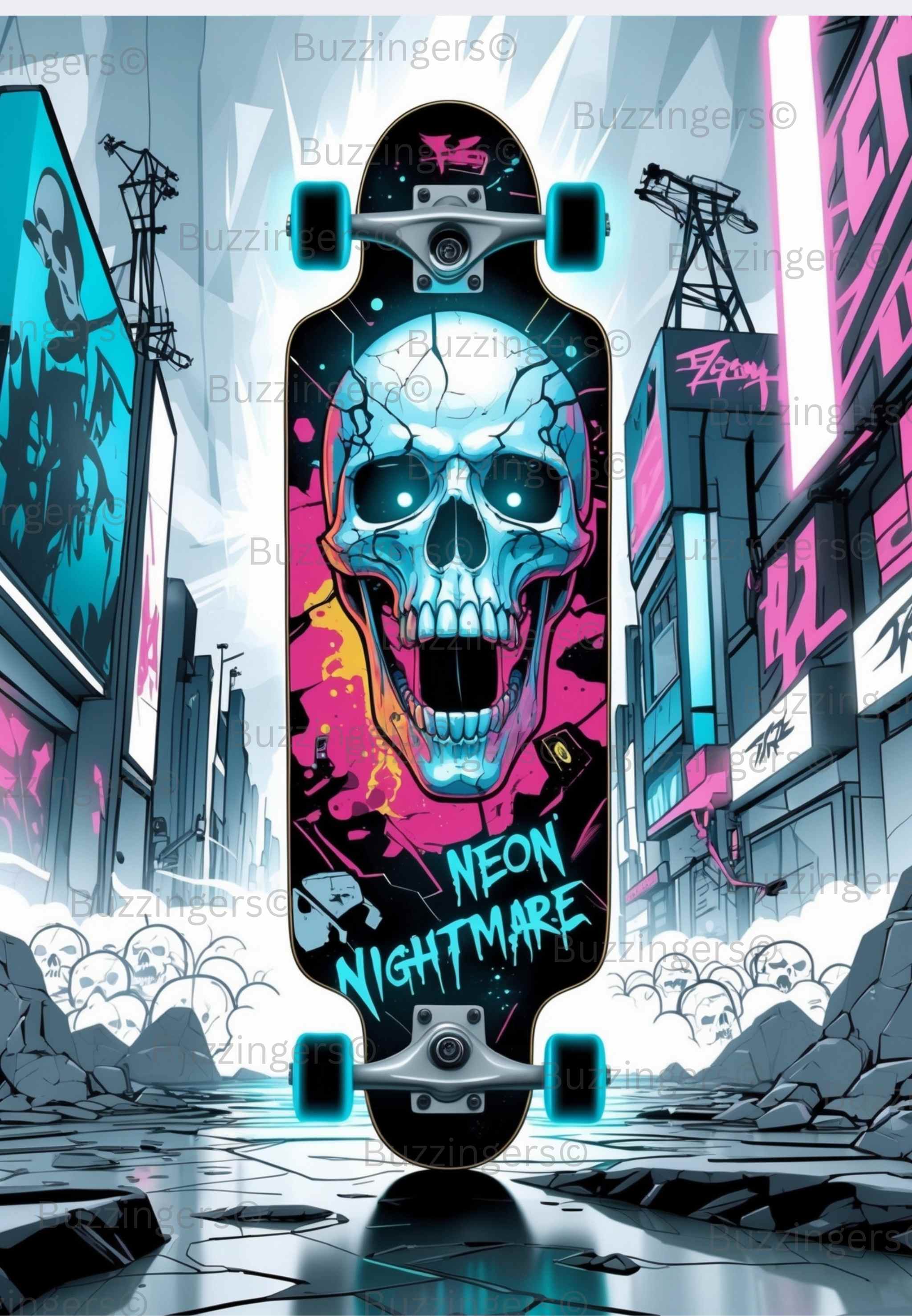 Skullboard Print