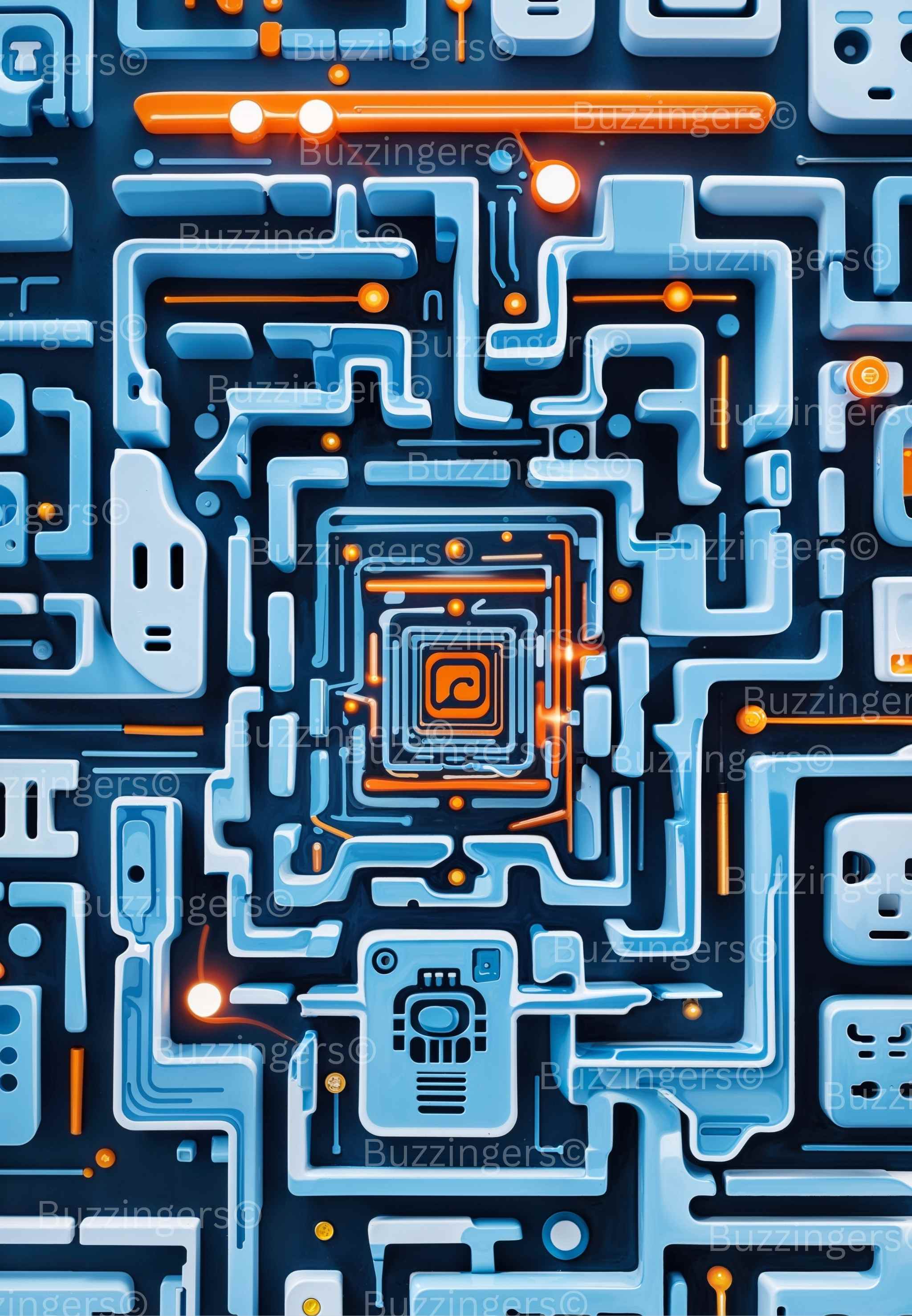 Maze Illusion Print