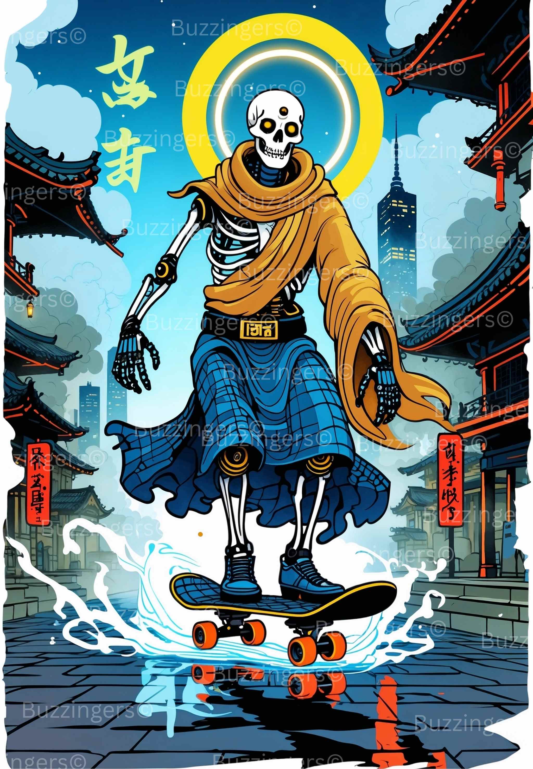 Skate Monk Beyond Time Print