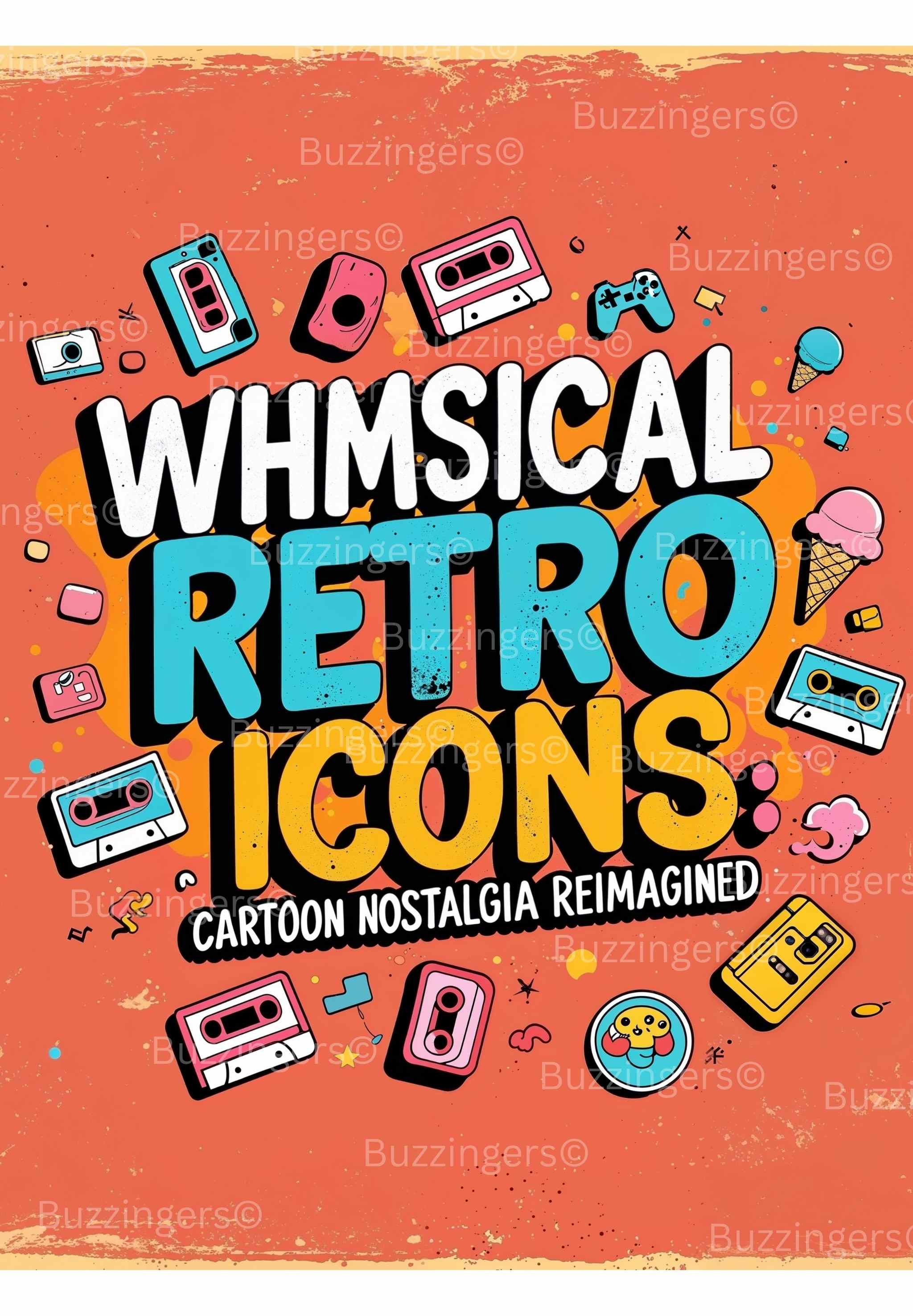 Retro Icons Print