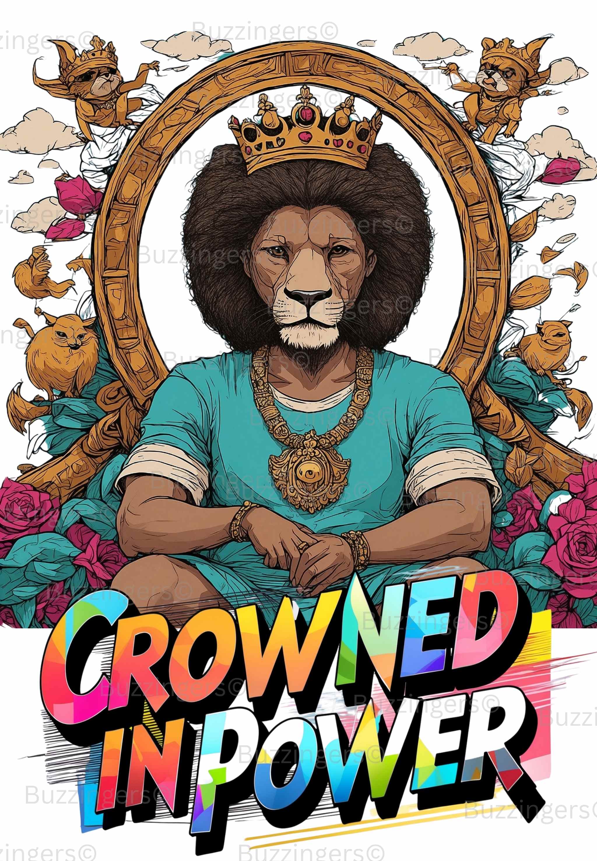 Crowned In Power Print