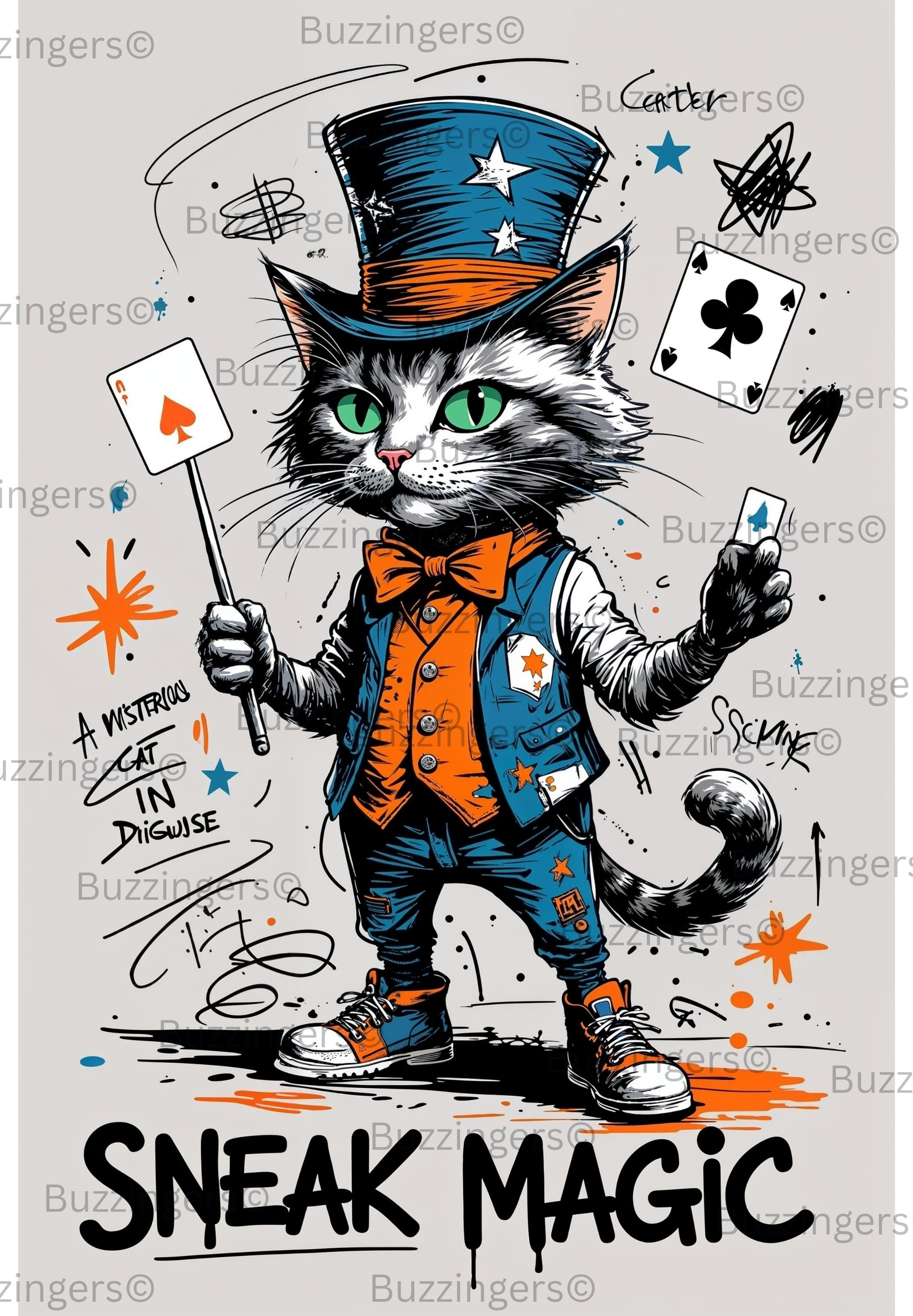 Sneak Magic Print