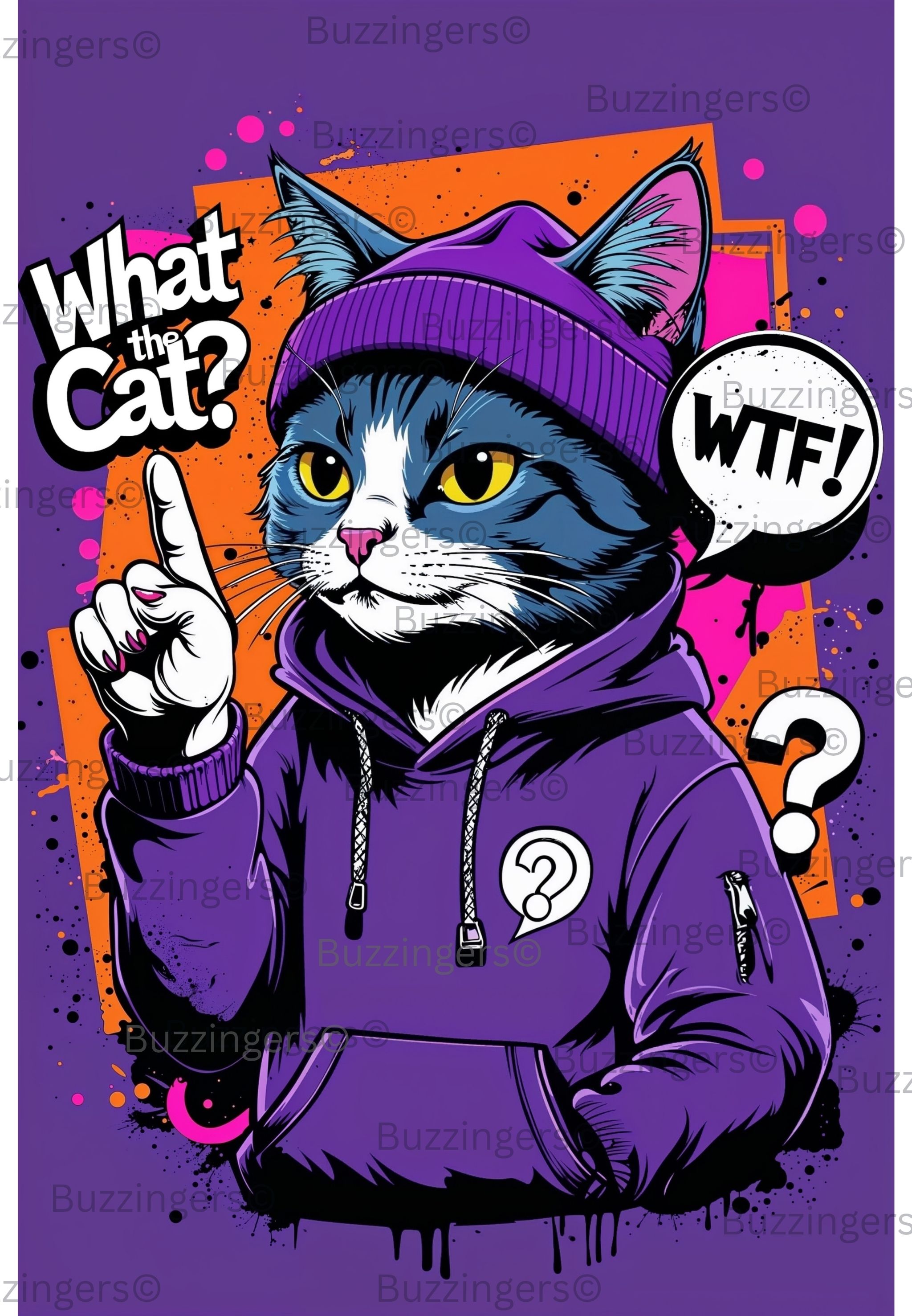 What The Cat? Print