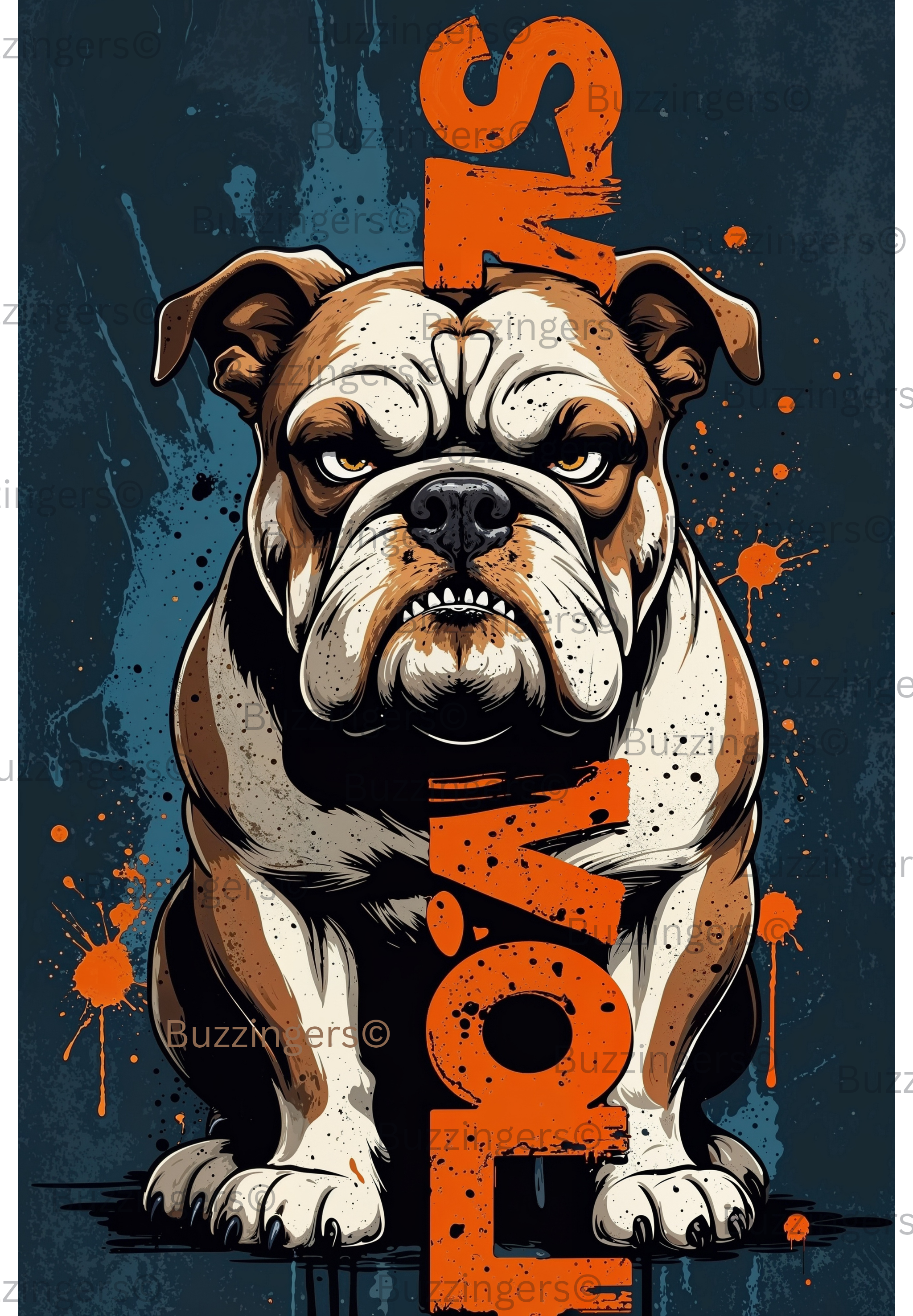 Bulldog Art Print