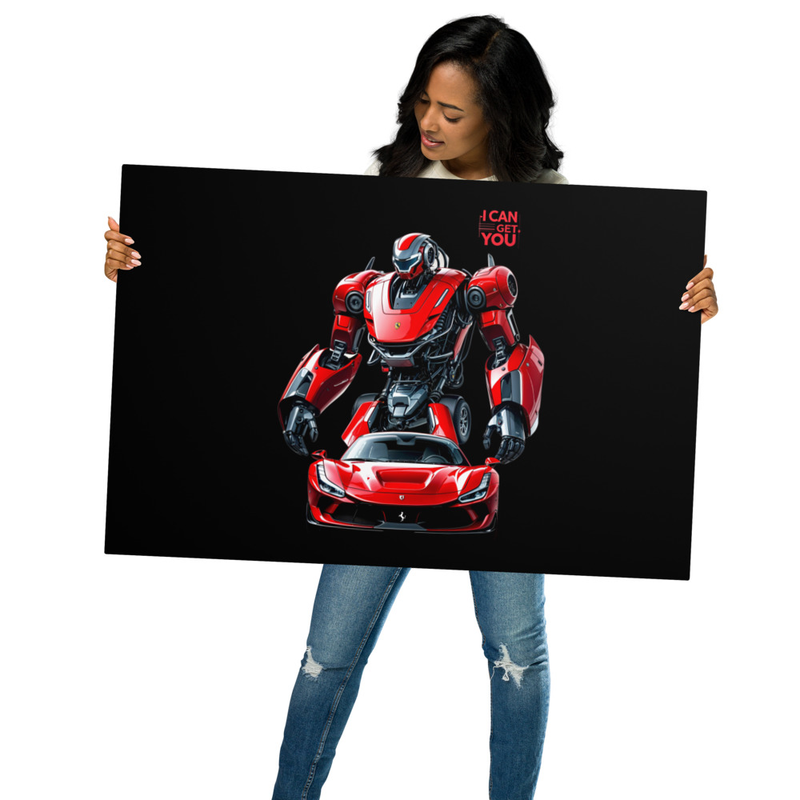 Ferrari Mecha Metal prints