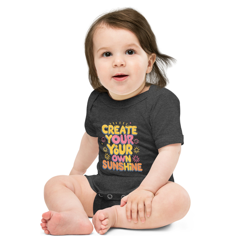 Create Your Own Sunshine | Baby short sleeve one piece