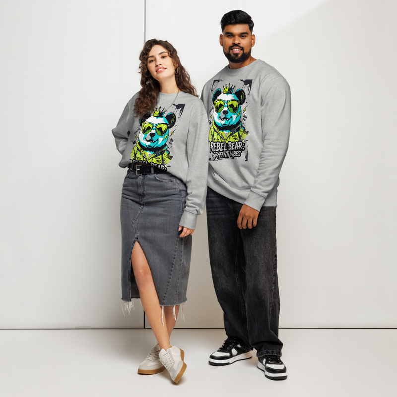 Rebel Bear Graphic Sweatshirt