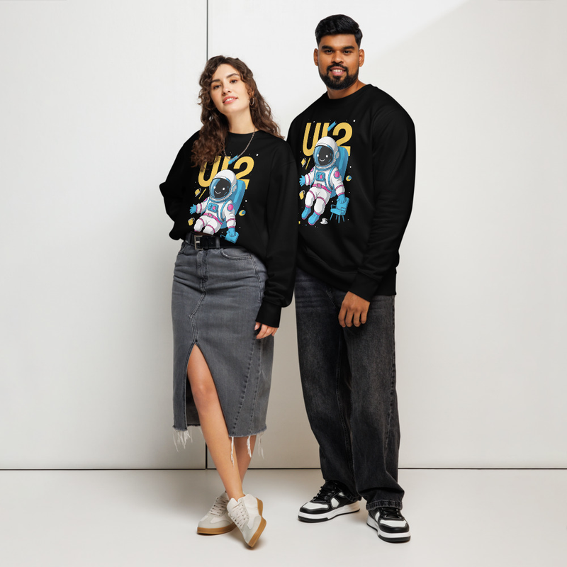 U2 Astronaut Unisex Organic Sweatshirt 