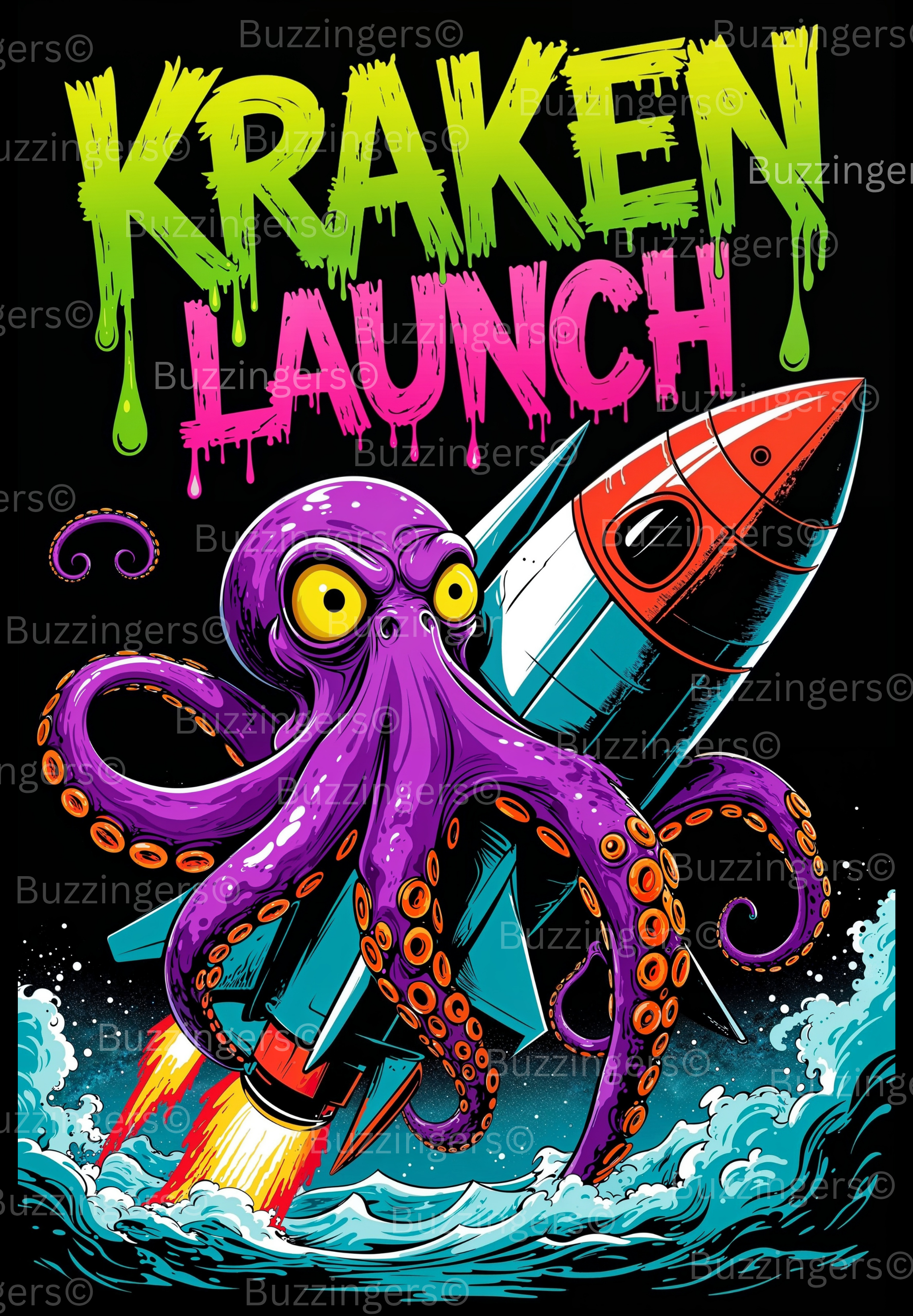 Kraken Launch Print