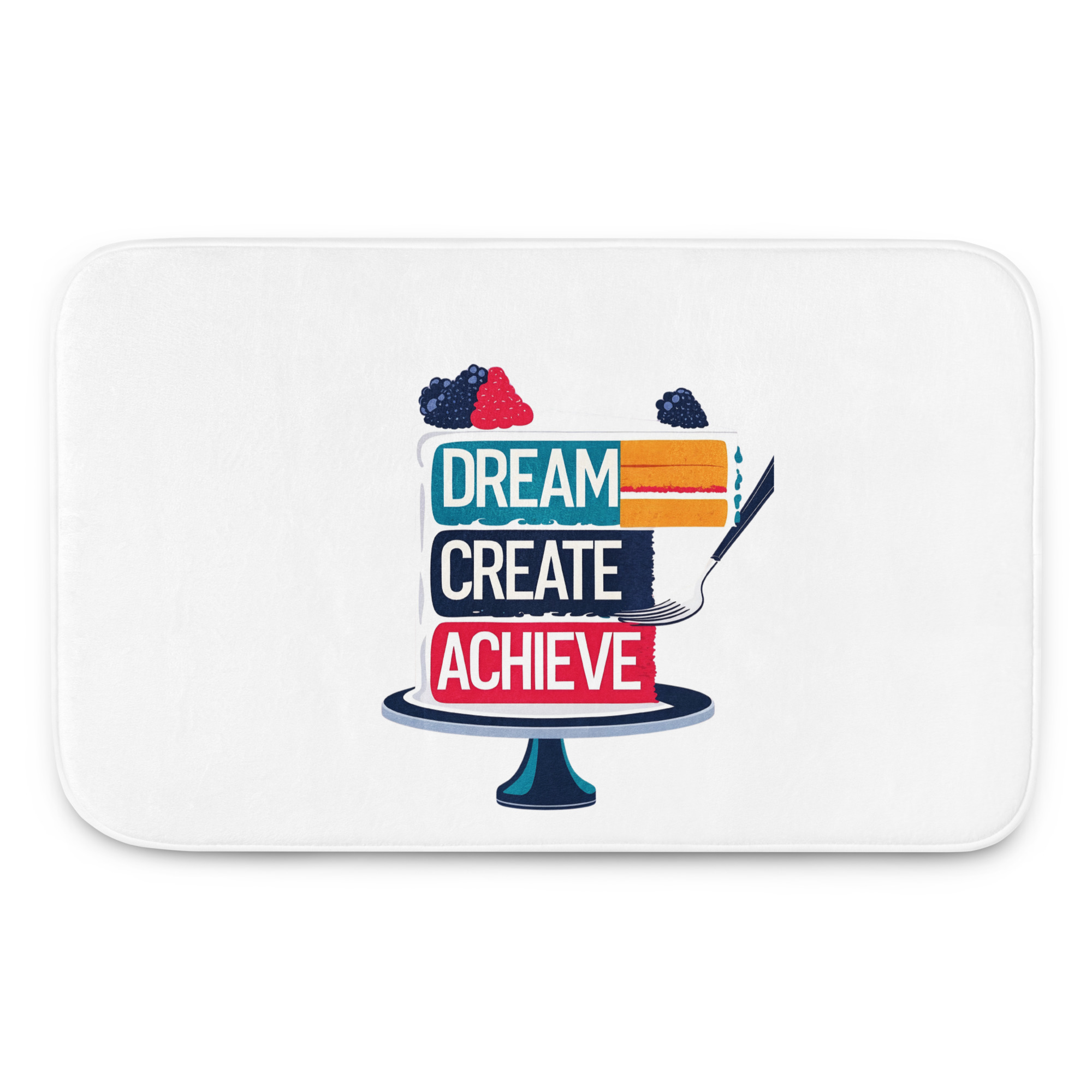 Dream Create Achieve Memory Foam Bath Mat