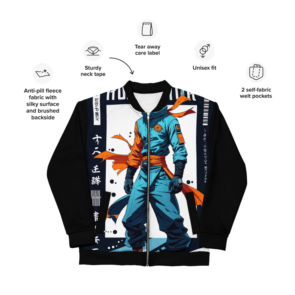 Anime Style Zip-Up Unisex Jacket