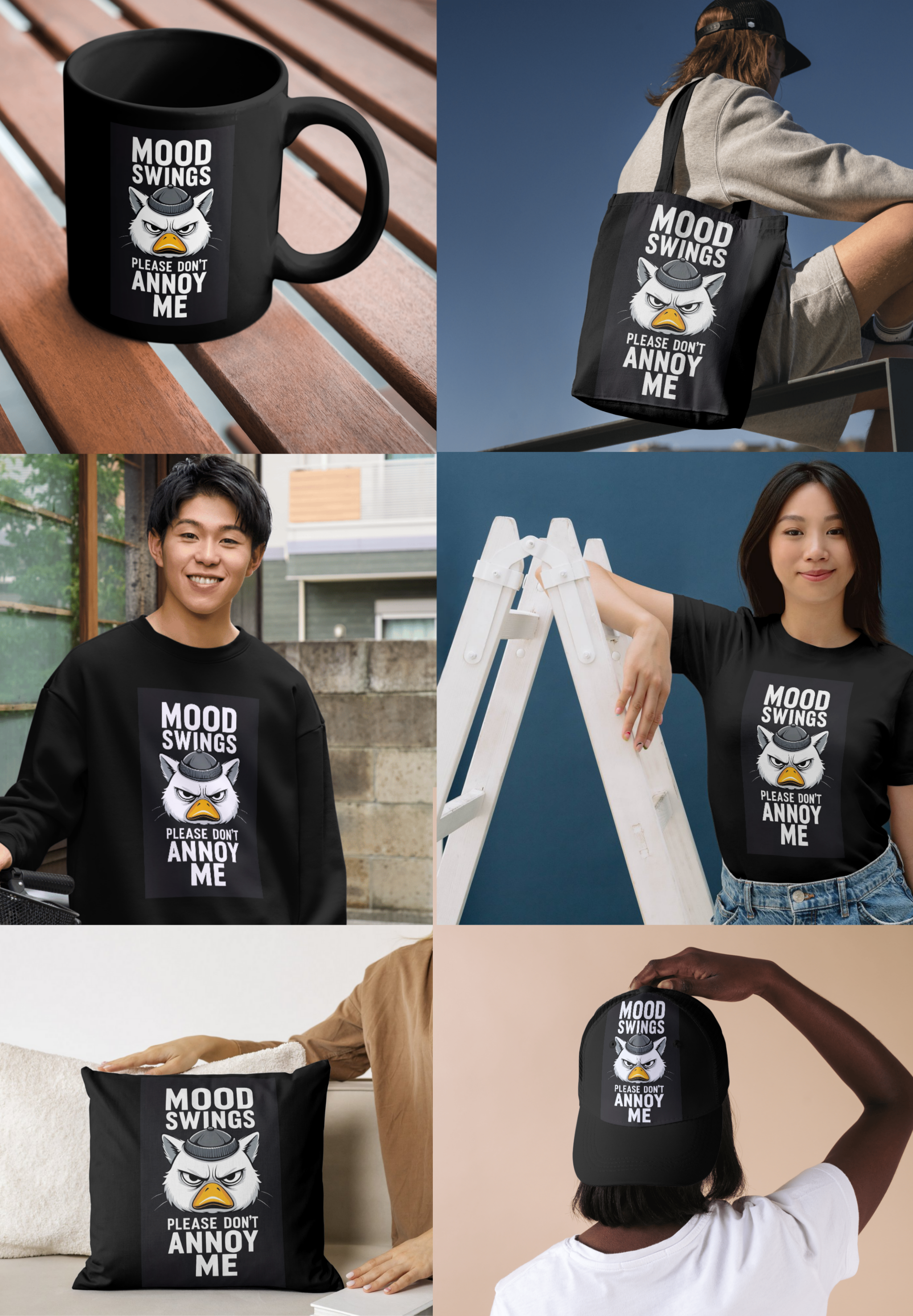 Mood Swings – Please Don’t Annoy Me Cartoon Print