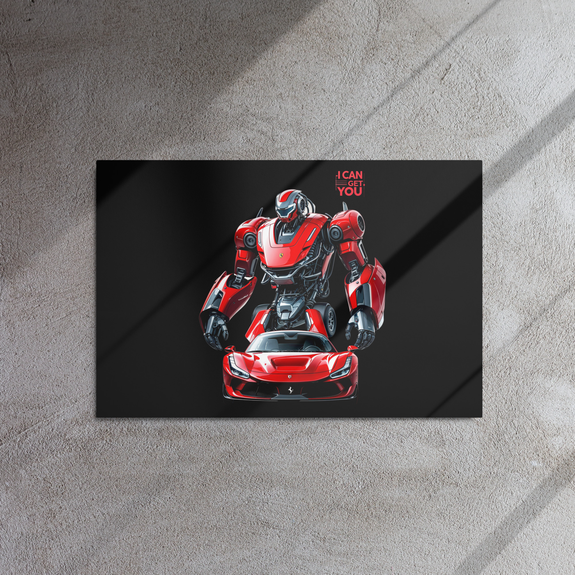 Ferrari Mecha Metal prints