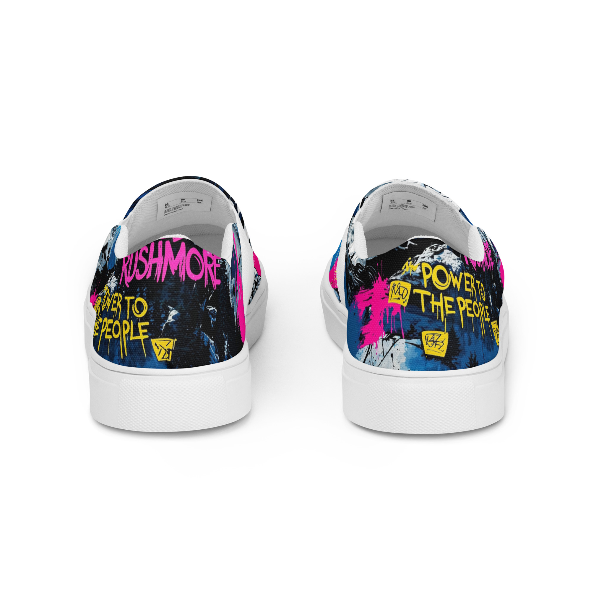 Rebel Rushmore Men’s slip-on canvas shoes