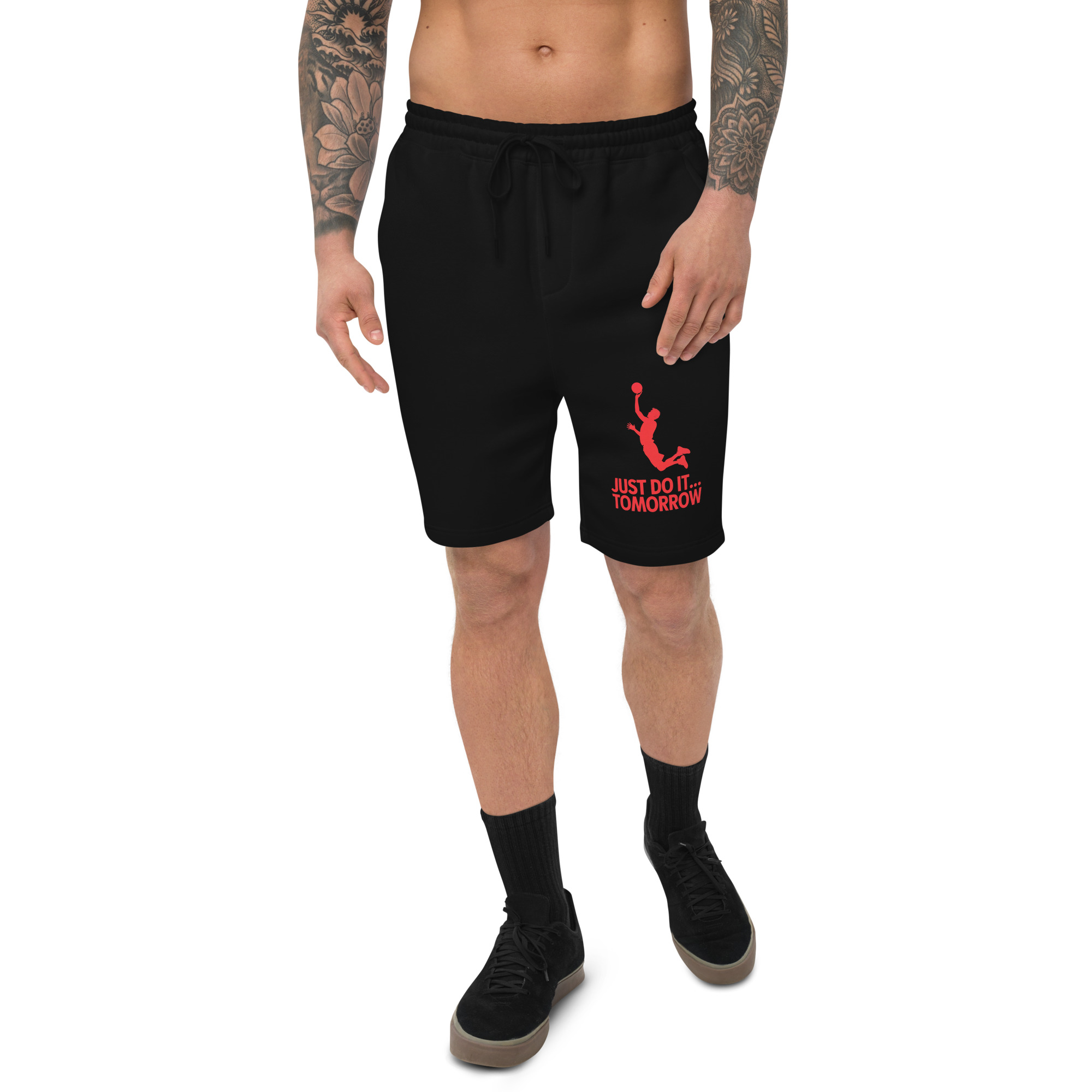 Just Do It Tomorrow Men's Fleece Shorts
