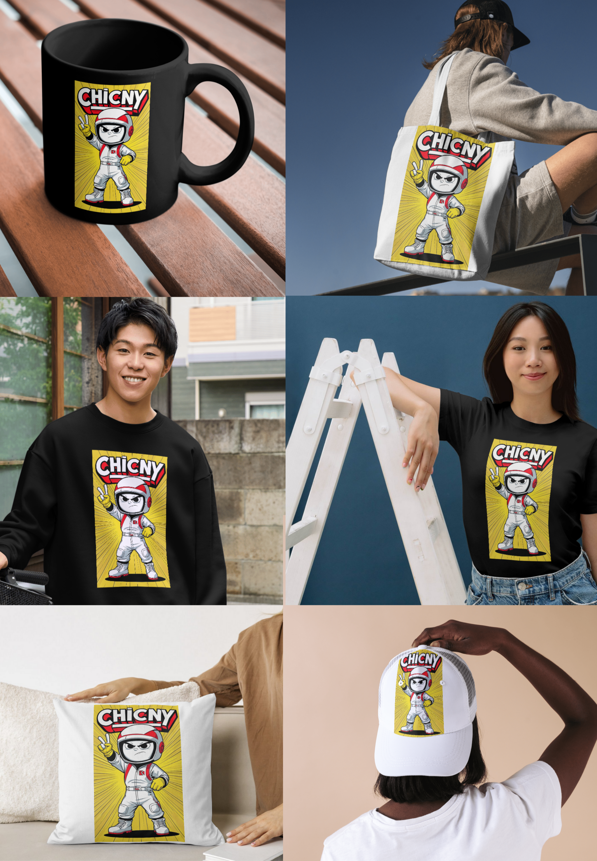 Chicny Astronaut Print