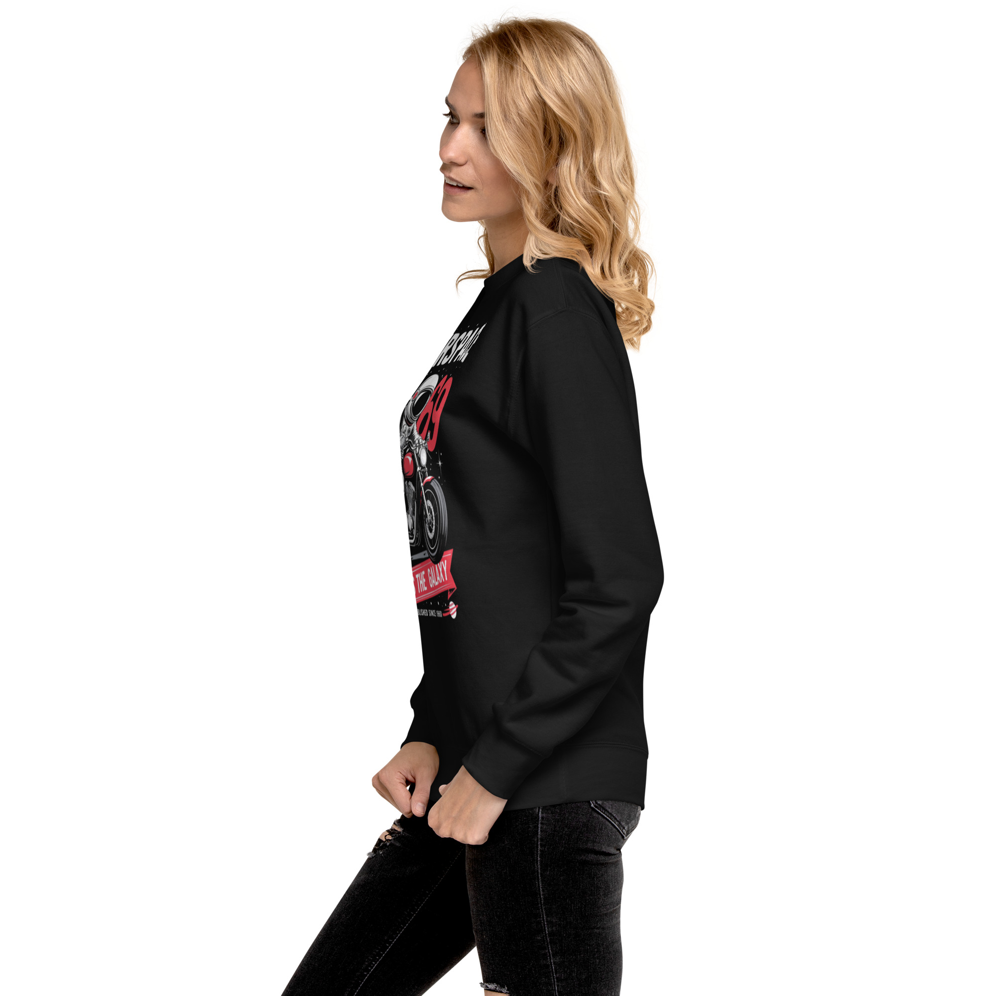 Outerspace Biker 69 Unisex Sweatshirt