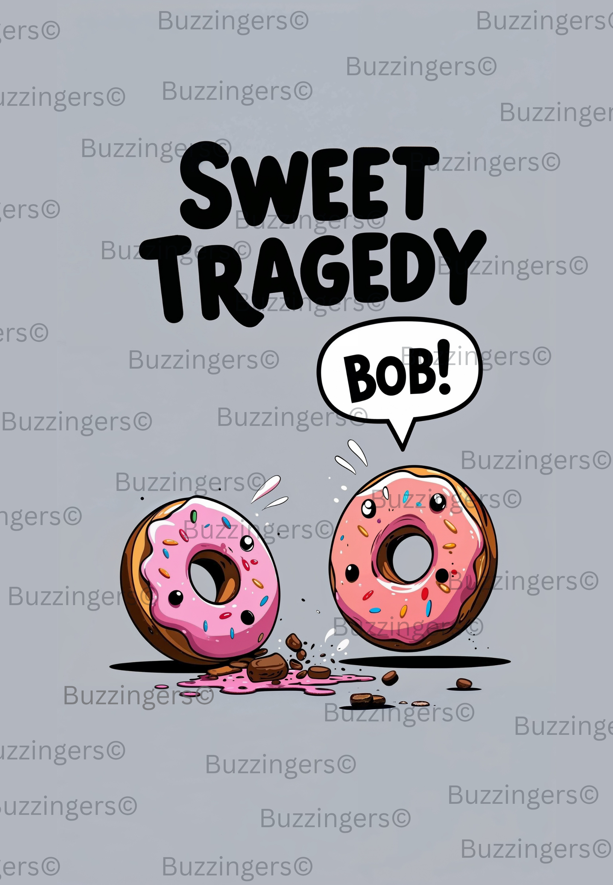 Funny Donut Art Print