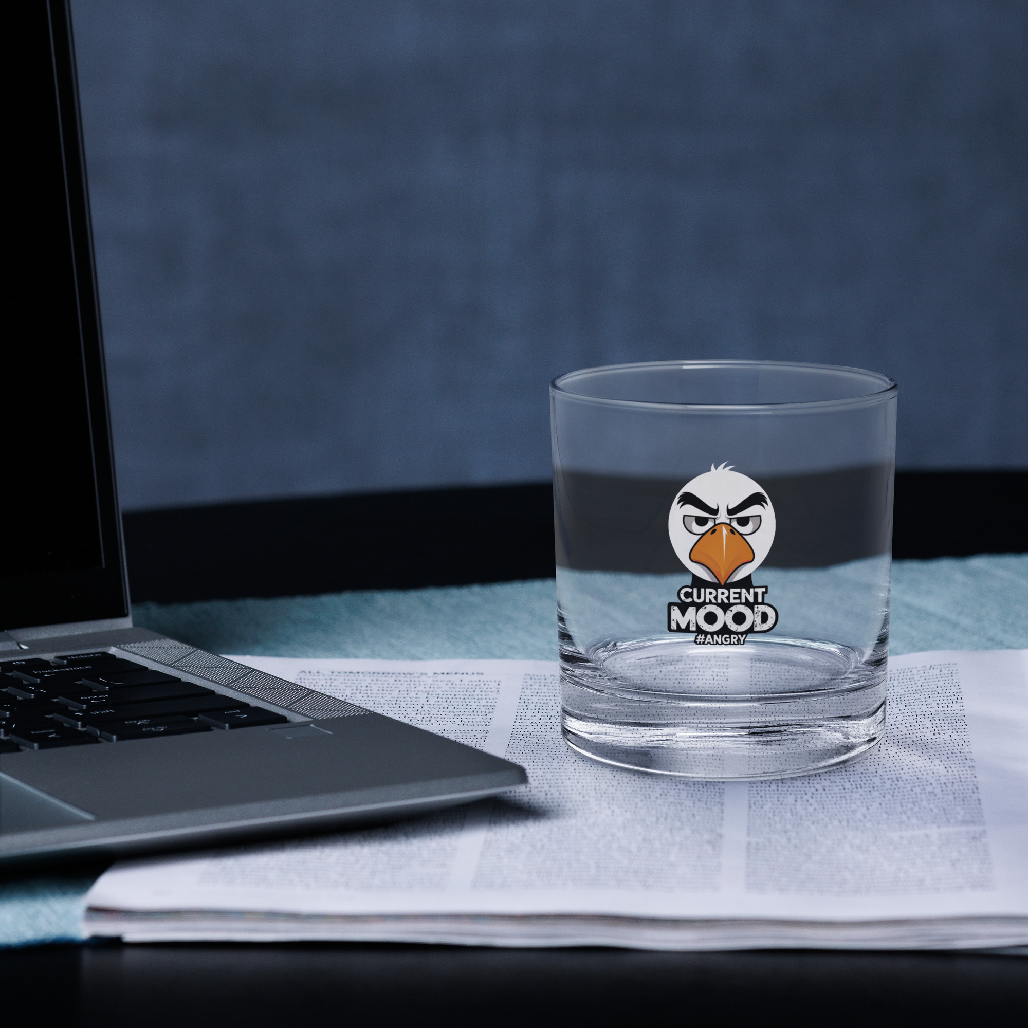 Current Mood Rocks Glass