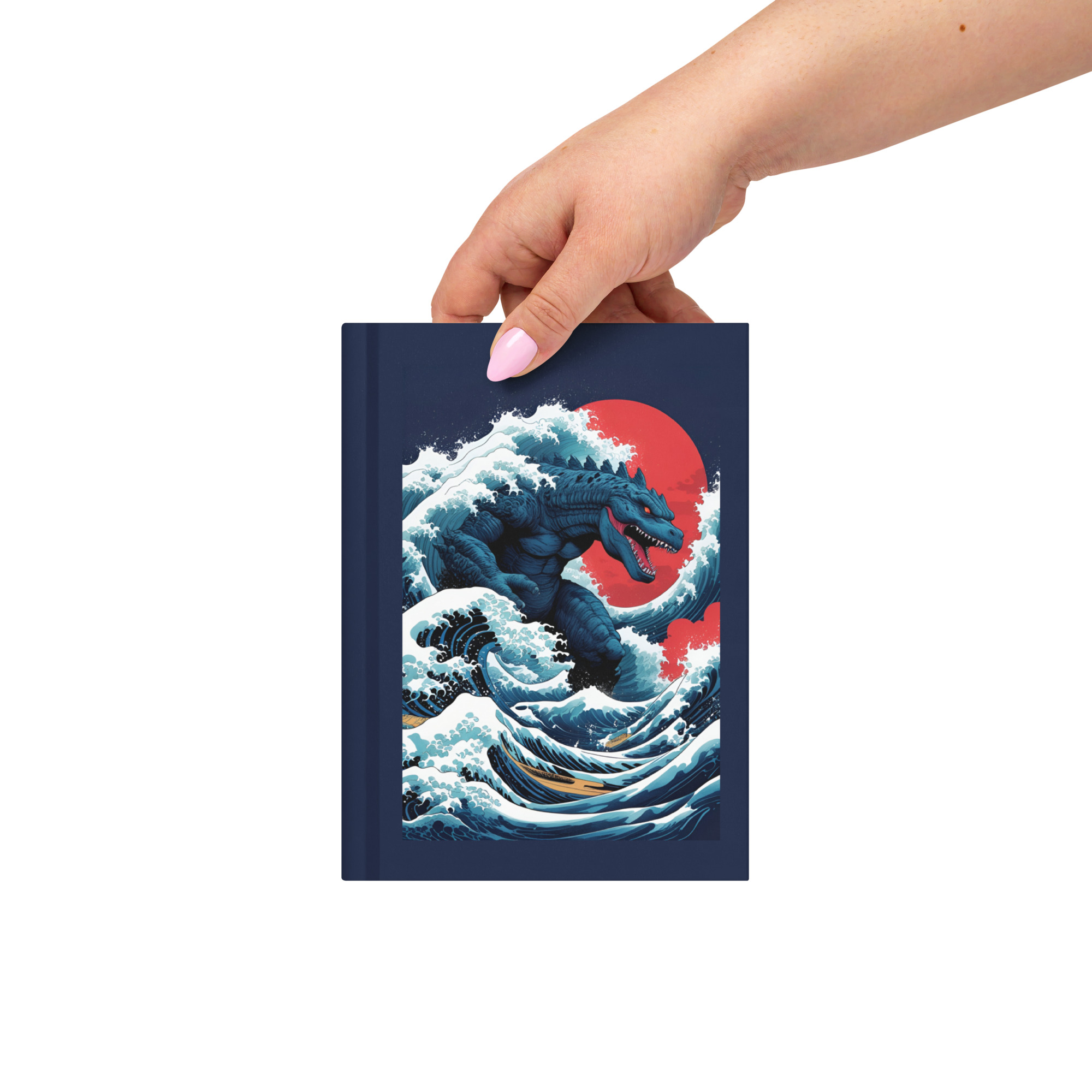 Godzilla Wave Art Notebook