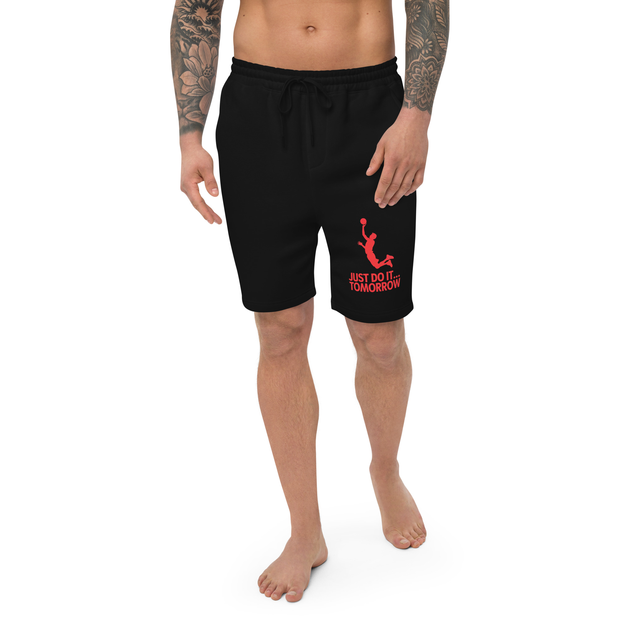 Just Do It Tomorrow Men's Fleece Shorts