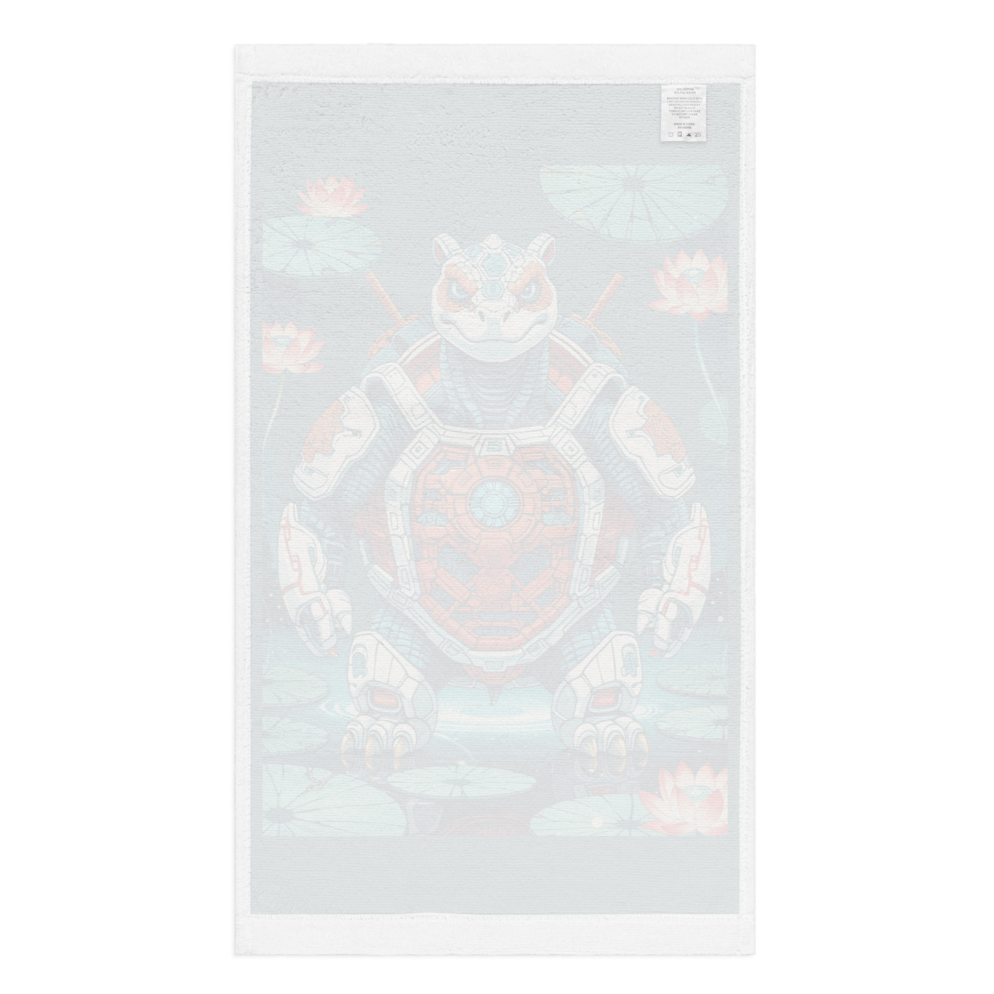 Turtle Samurai Hand towel
