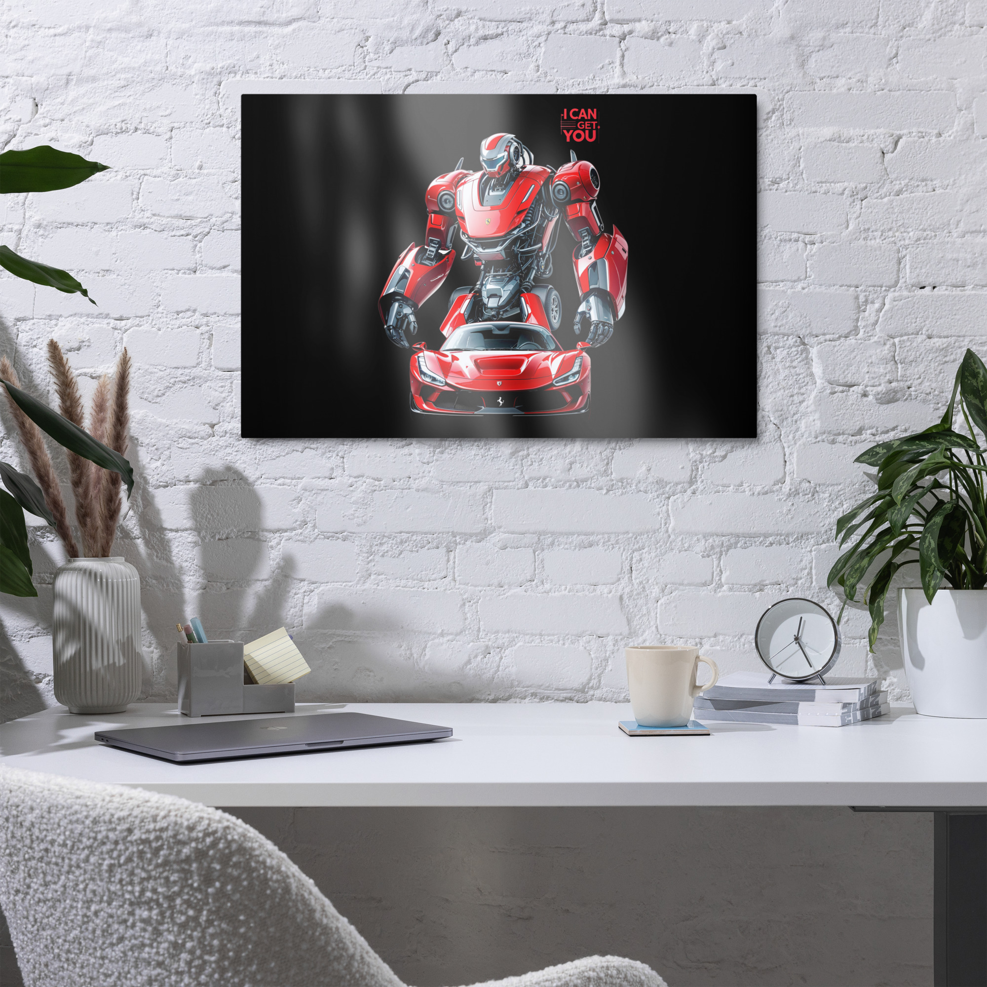 Ferrari Mecha Metal prints