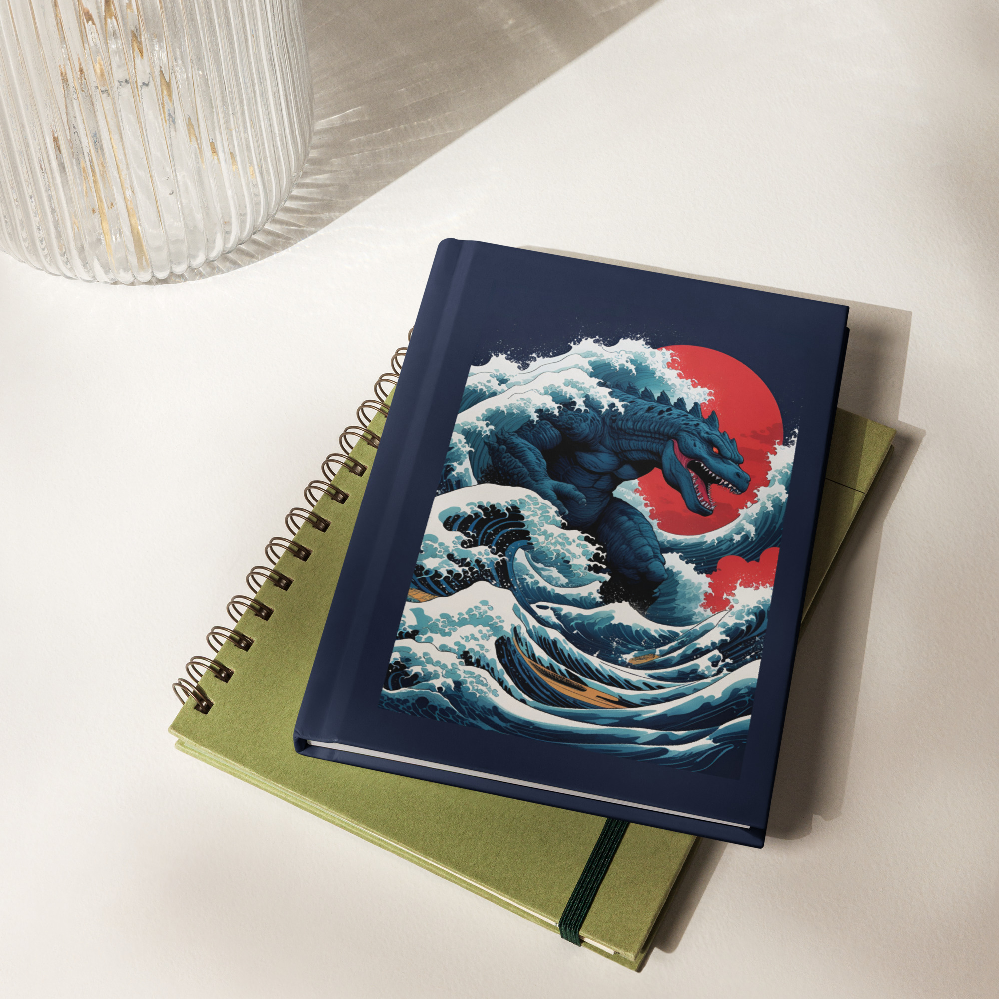 Godzilla Wave Art Notebook