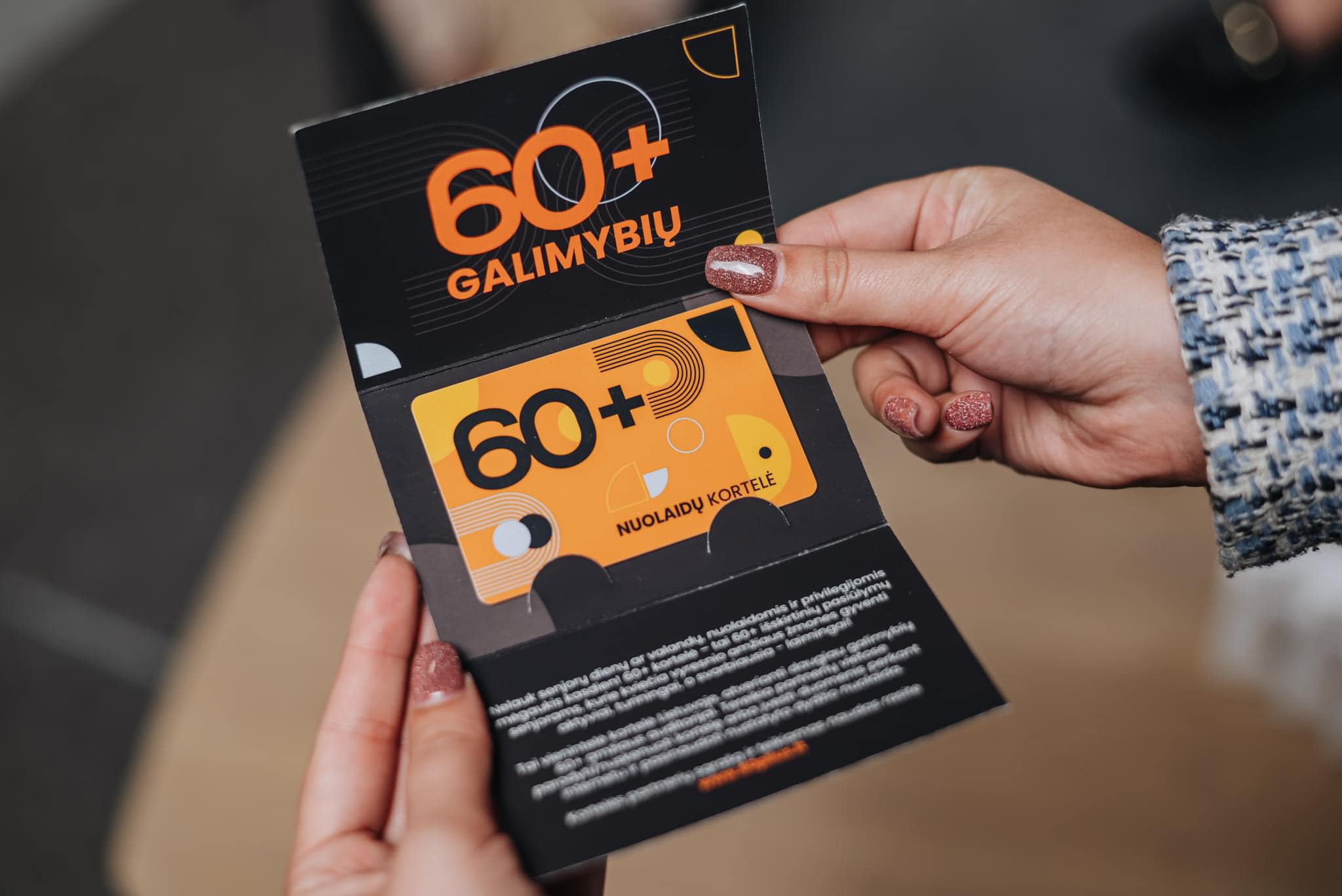 60+ galimybių kortelė (2vnt)