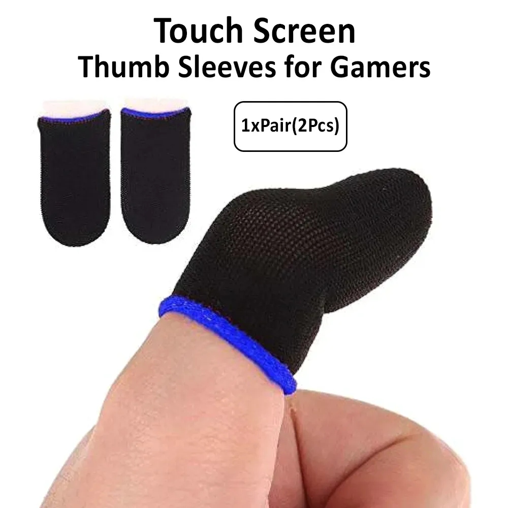 Finger Cover Game Controller for PUBG Sweat Proof Non-Scratch Sensitive Touch Screen Gaming Finger Thumb Sleeve Gloves Finger Sleeves | Pubg Thumb Gloves | pubg Finger Sleeve Gloves for Gaming | Best Finger Sleeves for PUBG