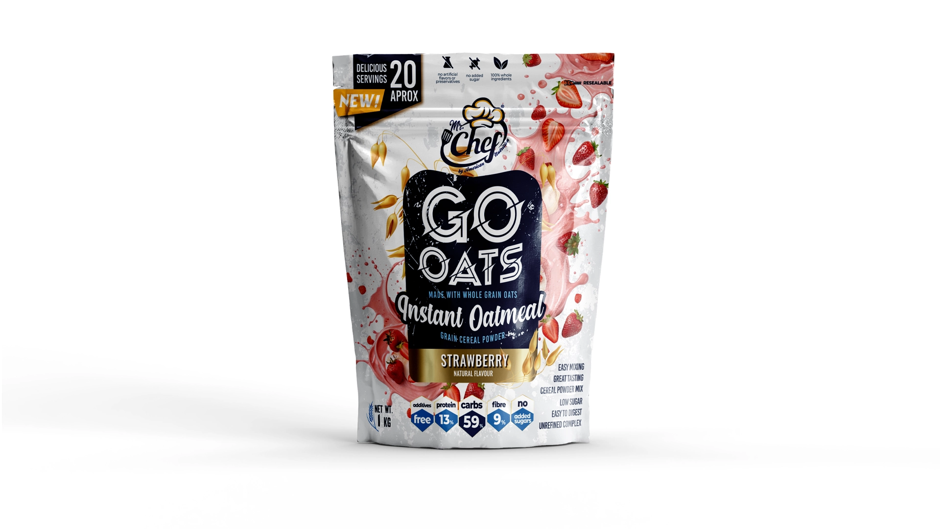 Harina de Avena Instantánea GO OATS