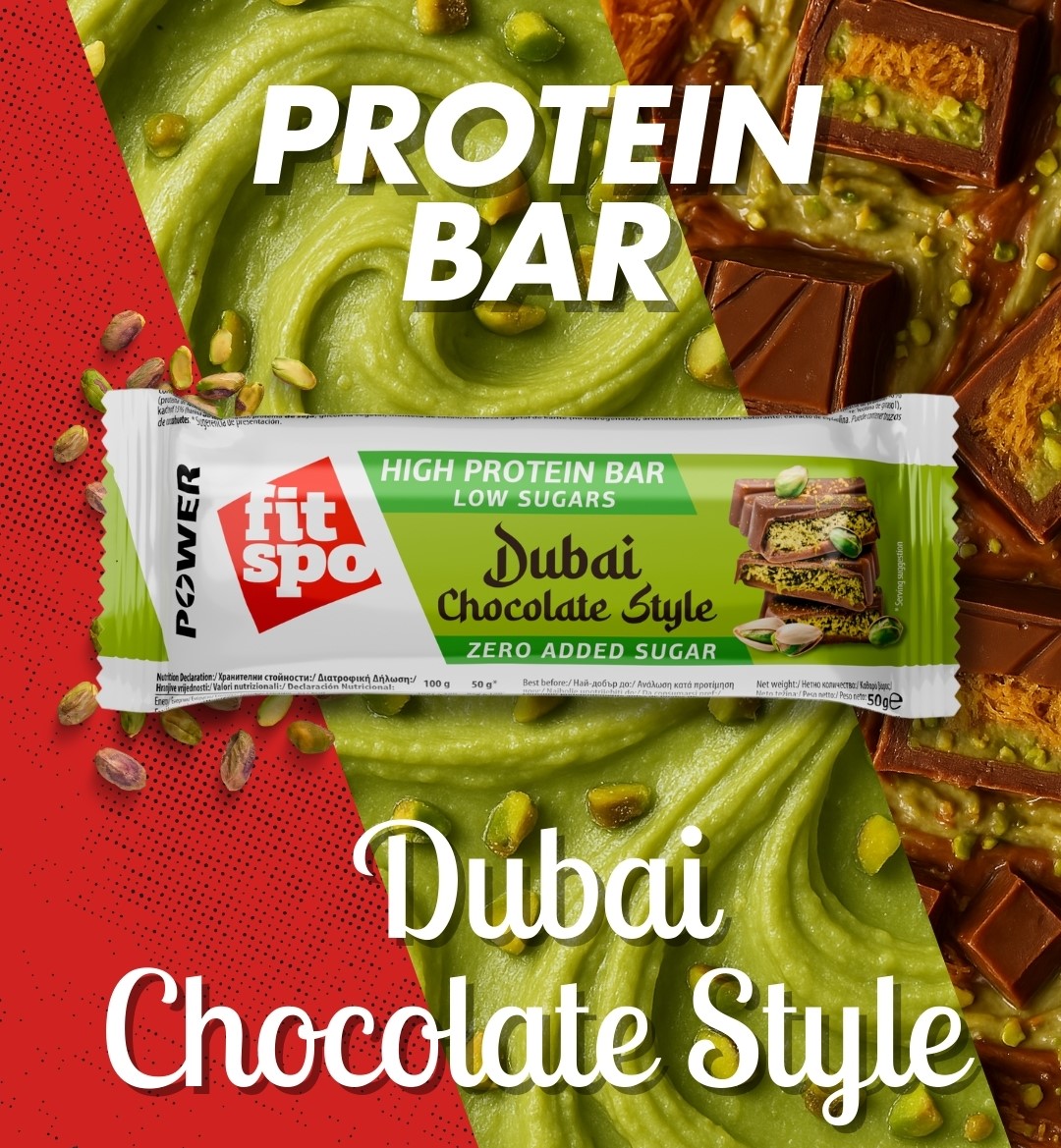 Barritas de Proteínas Chocolate Dubai