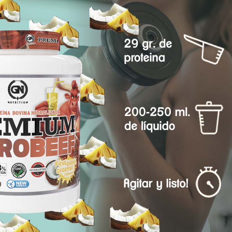 GN NUTRITION HydroBeef Proteína Bovina Hidrolizada