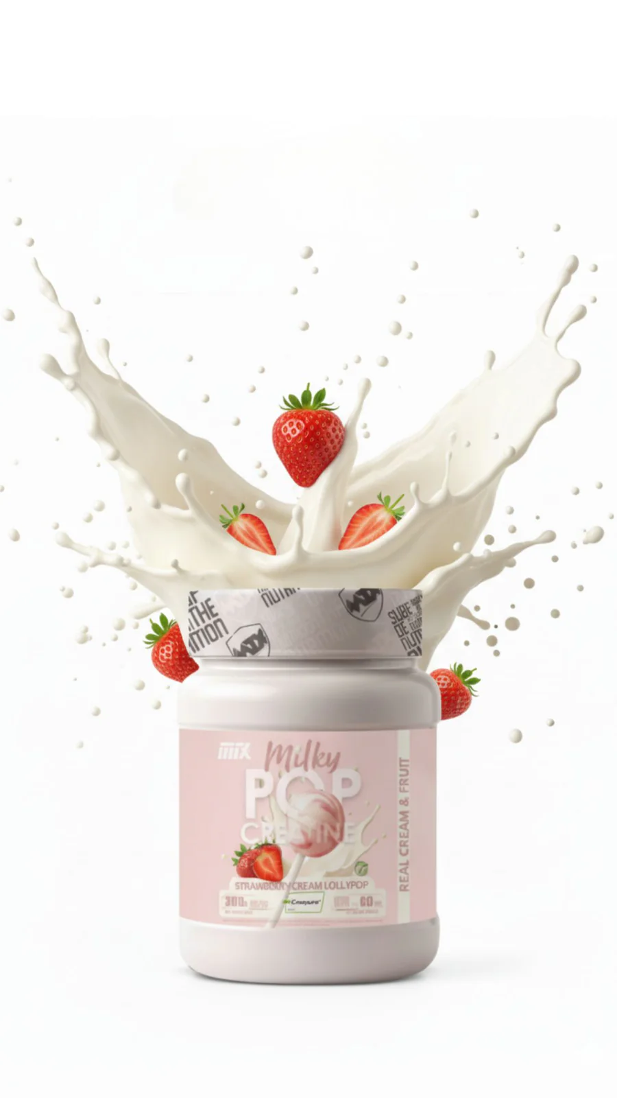 Creatina Creapure® sabor Strawberry Lollypop