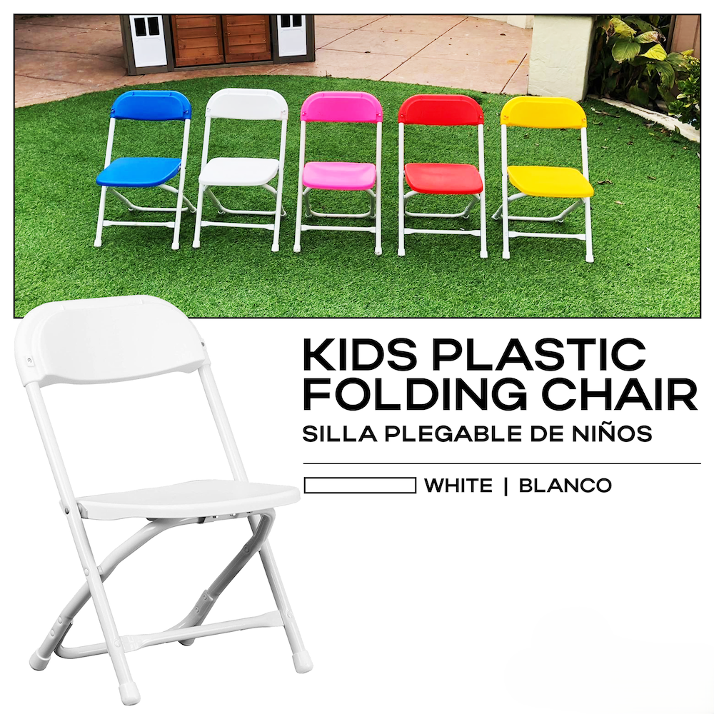 KIDS PLASTIC FOLDING CHAIR