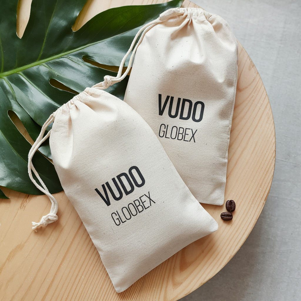 VUDO Canvas Drawstring Bags