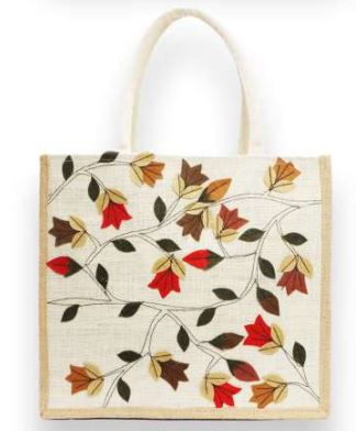 Embroidered Tote Bag